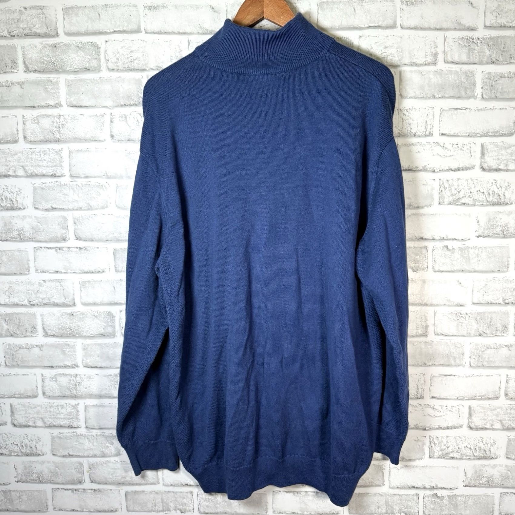 Lacoste Lacoste Blue 100% Cotton Half Zip Pullover Casual Sweater Mens XL Size Blue Pullover Mens XL Cotton Lacoste Half Zip Casual Sweater Size US XL / EU 56 / 4 - 5 Thumbnail