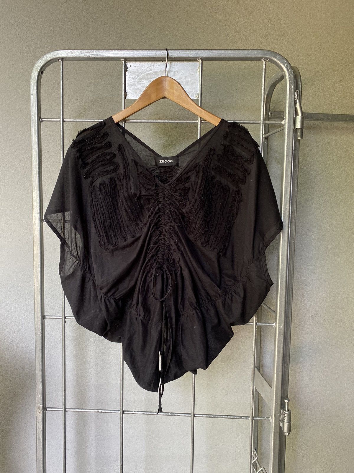 Zucca Zucca black blouse Size M / US 6-8 / IT 42-44 - 1 Thumbnail
