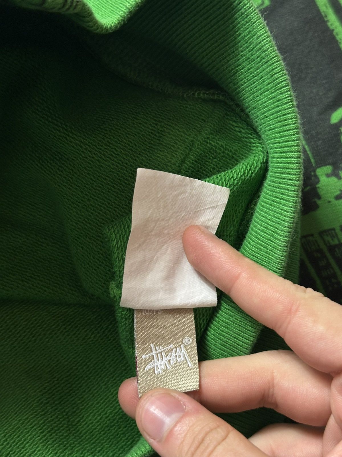 Stussy Vintage Stussy AOP Zip Hoodie Size US M / EU 48-50 / 2 - 6 Thumbnail