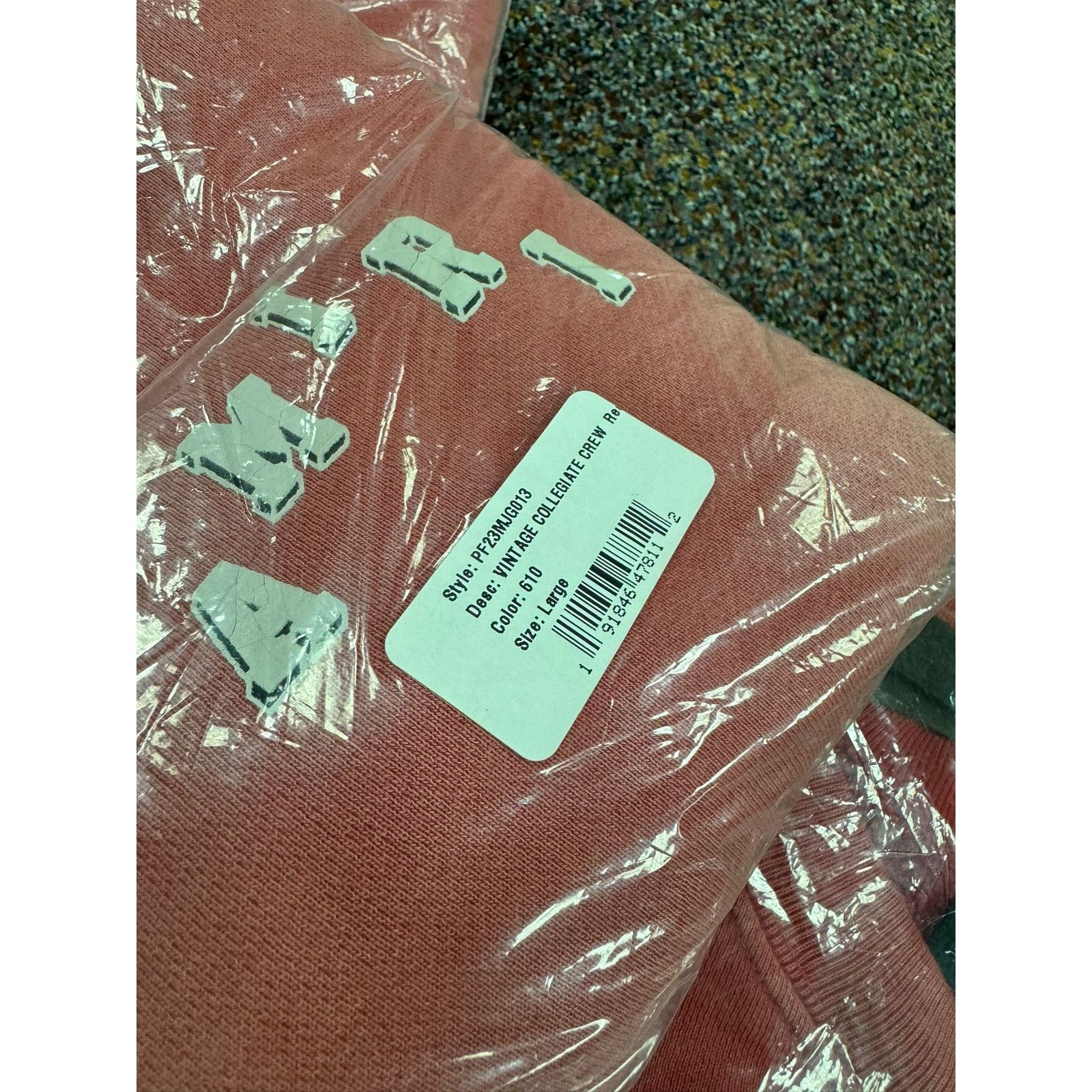 Amiri o1rshd1 Q:2 / Vintage Collegiate Crewneck Sweatshirt in Red Size US L / EU 52-54 / 3 - 19 Thumbnail