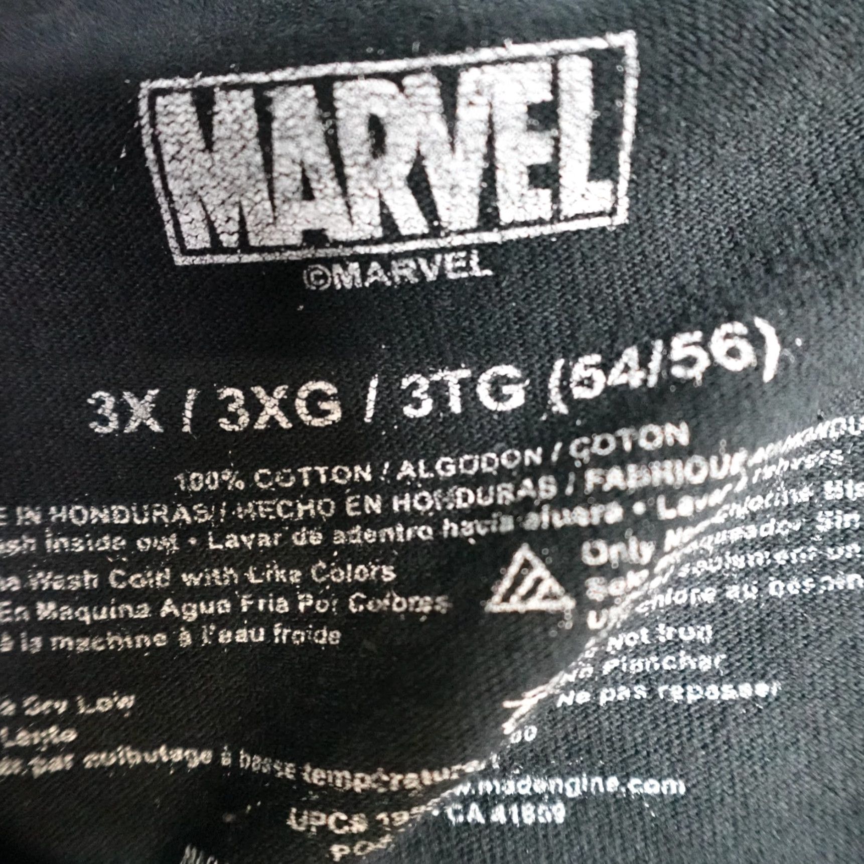 Vintage VINTAGE? No. (Note: Original title not vintage). Venom Marvel Shirt 3X Black Cotton T-Shirt Men XS? Size US XXL / EU 58 / 5 - 4 Thumbnail