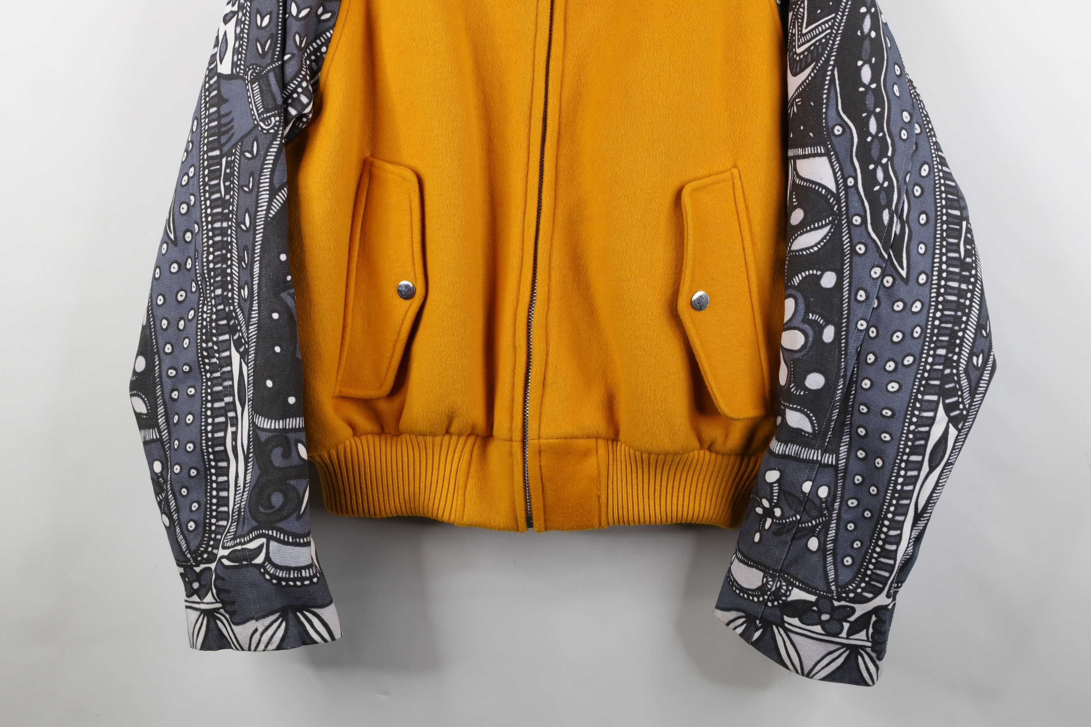 Vintage Sevin Kasran Streetwear Adult Flower Wool Bomber Jacket Size US XXL / EU 58 / 5 - 3 Thumbnail