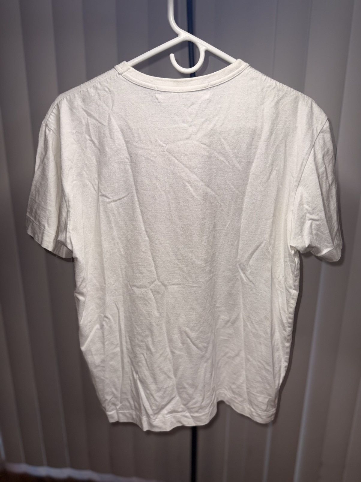 Comme des Garcons Comme des Garçons PLAY Heart Eyes T-Shirt White/Red (Size L) Size US L / EU 52-54 / 3 - 3 Thumbnail