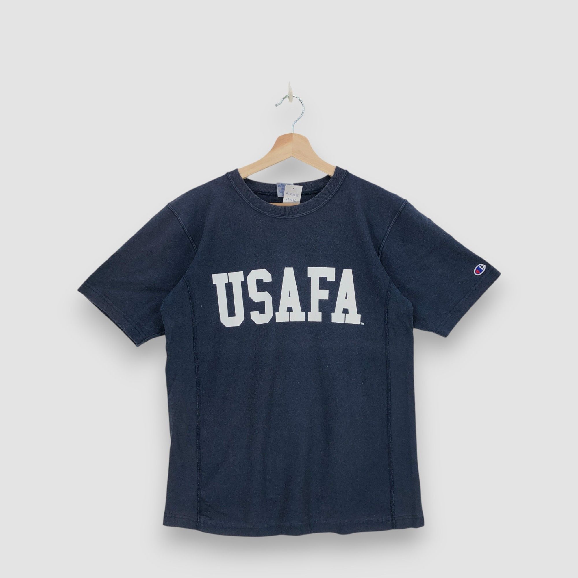 Champion Vintage Champion Reverse Weave T Shirt USAFA Air Force Tees Size US XL / EU 56 / 4 - 1 Thumbnail