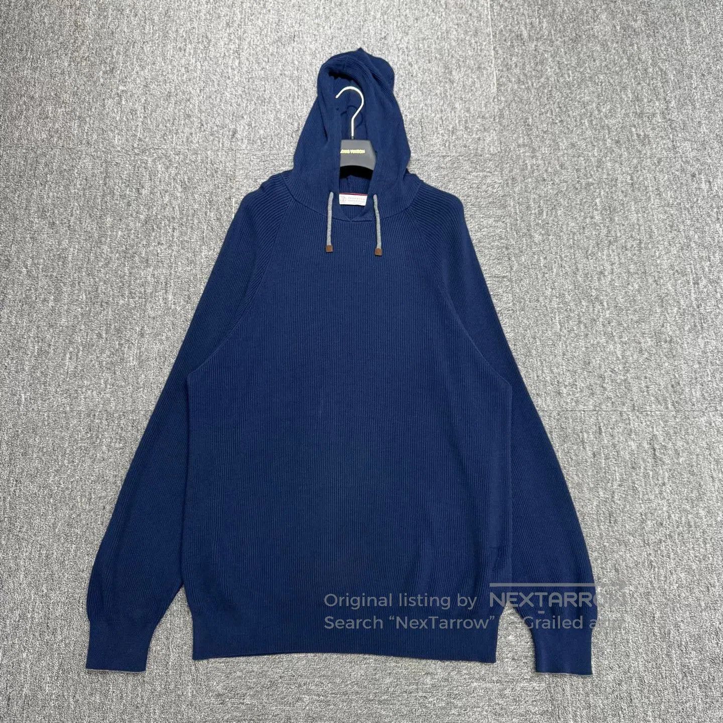 Brunello Cucinelli Brunello Cucinelli Knit Hoodie. Size US XL / EU 56 / 4 - 1 Thumbnail