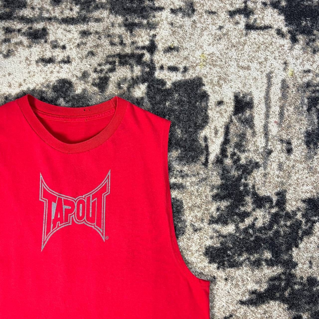 Tapout Tapout Vintage Y2K Big Logo Tank Top Streetwear Style Size US L / EU 52-54 / 3 - 7 Thumbnail