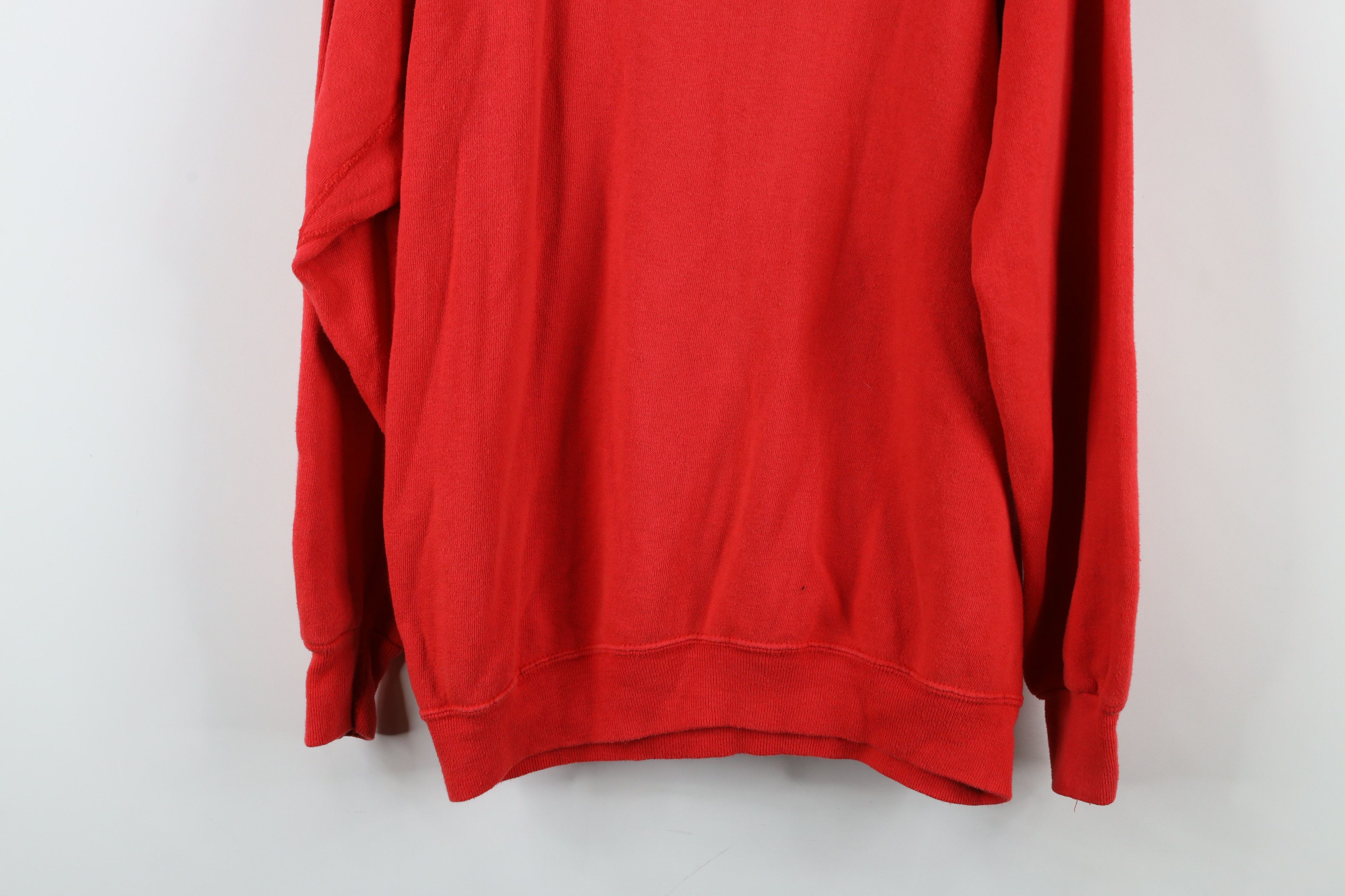 Vintage Vintage 70s Streetwear Gusset Raglan Sweatshirt Red USA Size US L / EU 52-54 / 3 - 13 Thumbnail