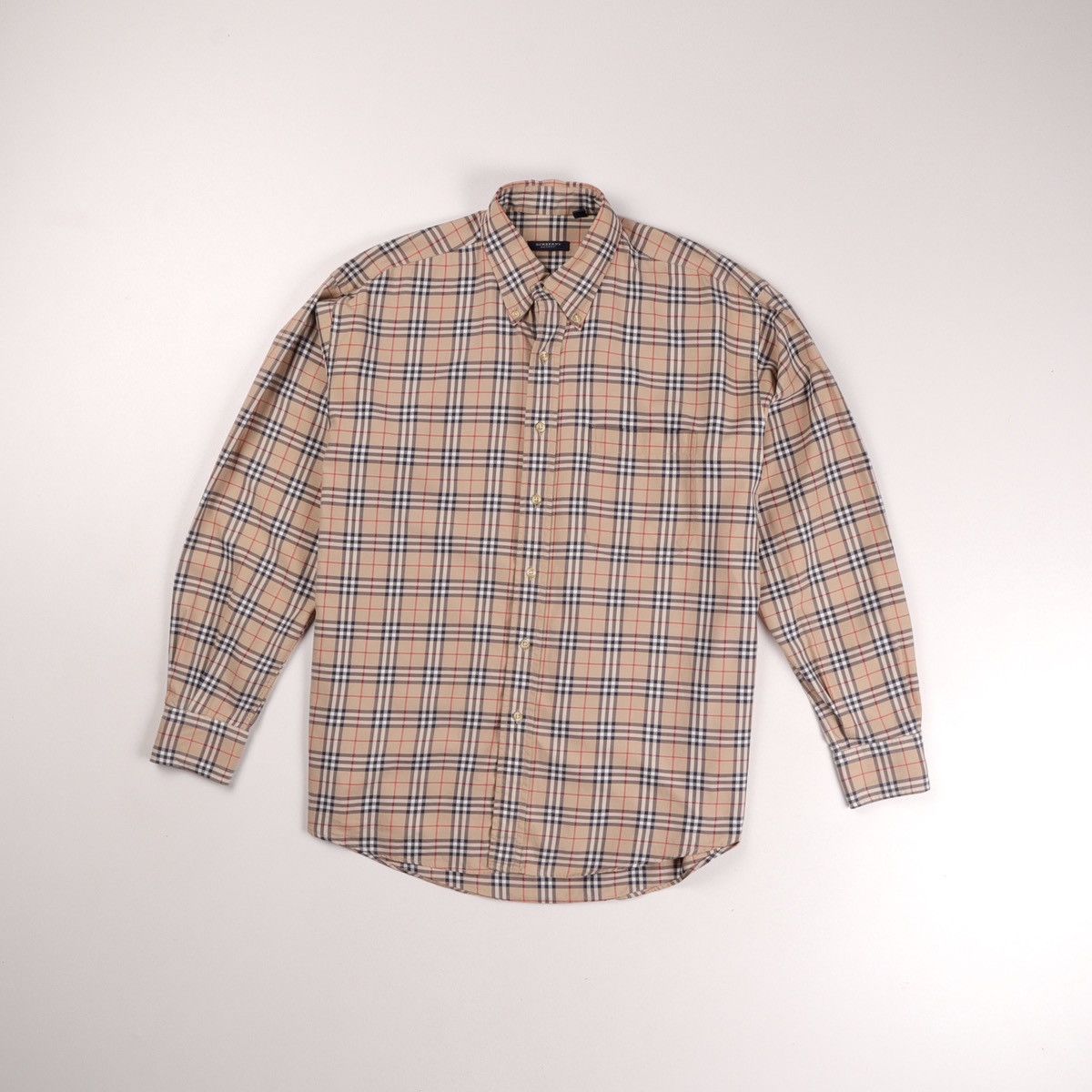 Burberry Vintage BURBERRY Nova Check Long Sleeve Shirt Made In USA Size US L / EU 52-54 / 3 - 11 Thumbnail