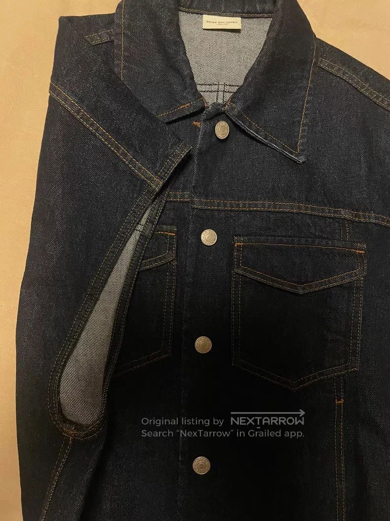 Dries Van Noten Oversized Denim Vest Coat