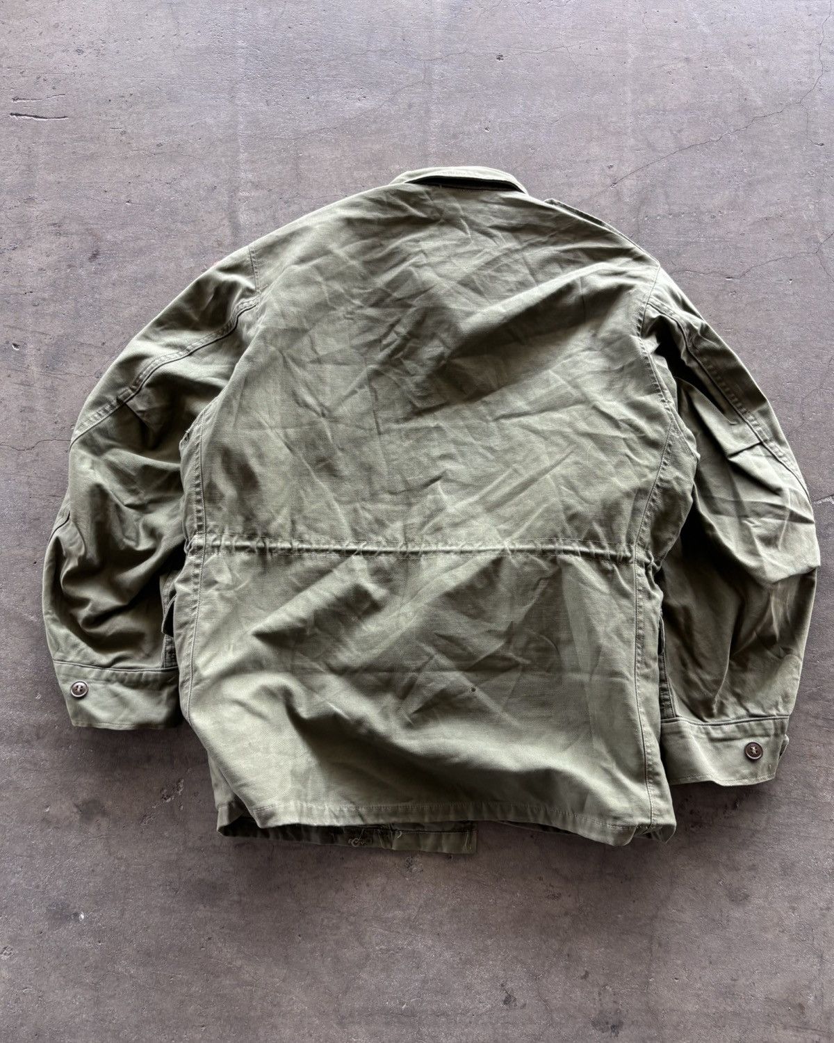 Vintage 50s U.S Army OG Military Parkas Jacket With Emblem Size US M / EU 48-50 / 2 - 8 Thumbnail