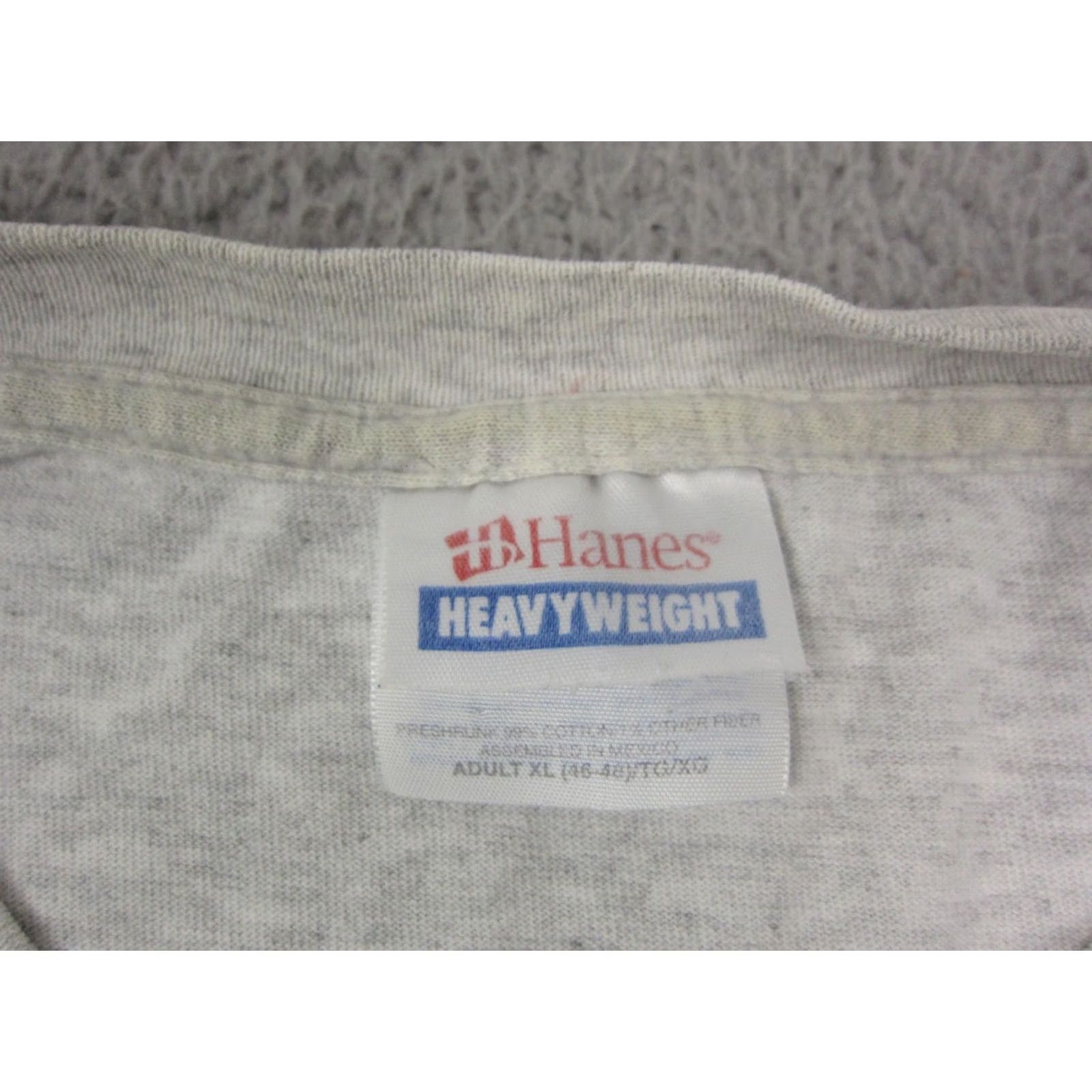 Hanes Vintage Hanes Alaska Shirt Mens XL Gray Bear Moose Eagle Wolf 90s Band Rock Graphic Print Short Sleeve Crew Neck T-Shirt Clothing Men XS Size US XL / EU 56 / 4 - 7 Thumbnail