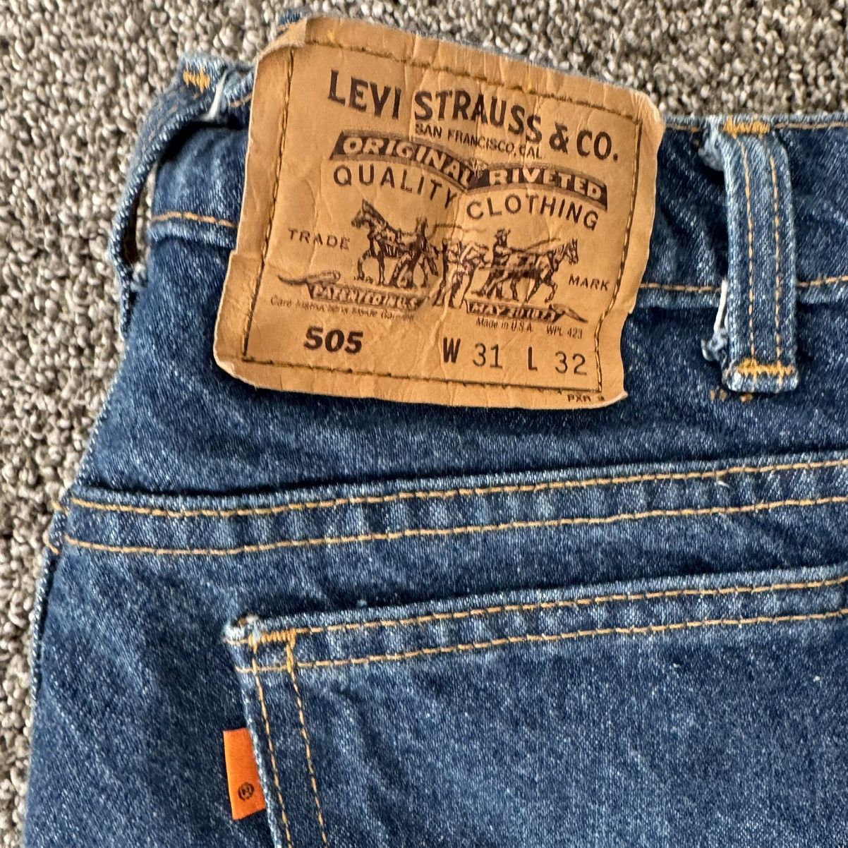 Levi's × Vintage Levi's Orange Tab 505 Size US 31 - 2 Thumbnail