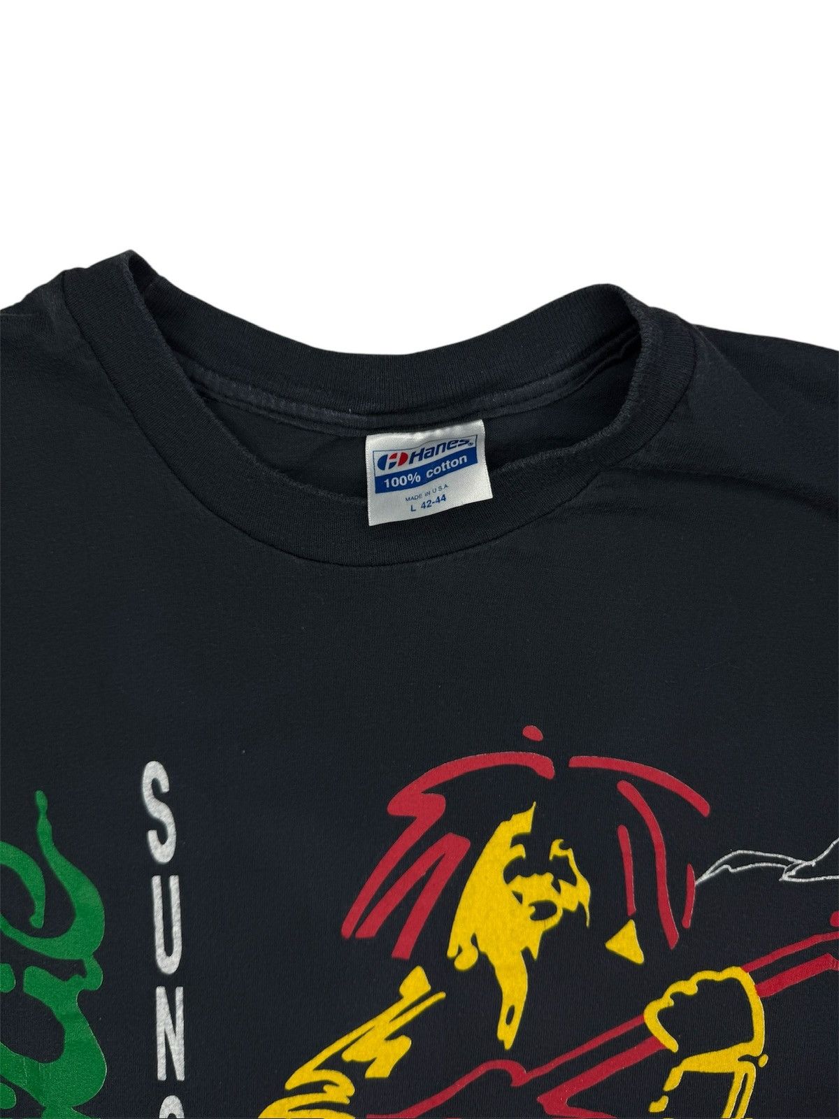 Vintage Vintage 1990 Reggae Sun Splash World Tour Tee Shirt Size US L / EU 52-54 / 3 - 3 Thumbnail