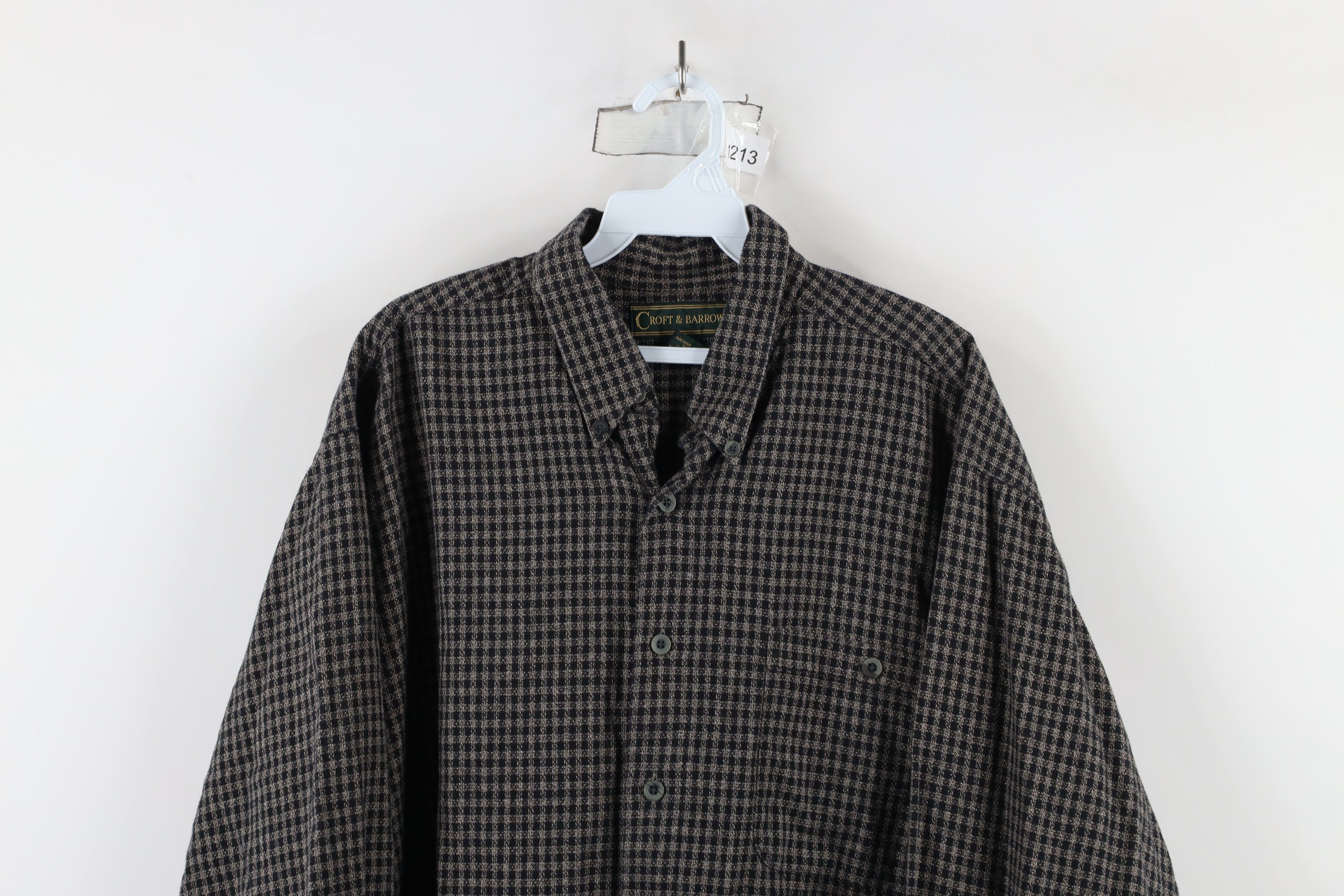 Vintage Vintage 90s Streetwear Collared Button Down Shirt Plaid Size US L / EU 52-54 / 3 - 2 Thumbnail