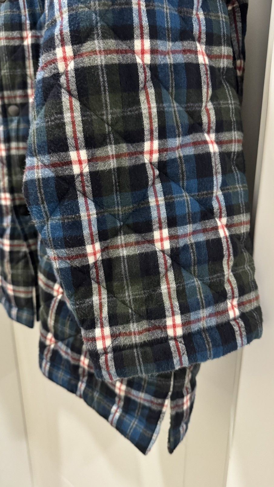 Balenciaga Balenciaga Check Pattern Padded Overshirt Size US S / EU 44-46 / 1 - 5 Thumbnail