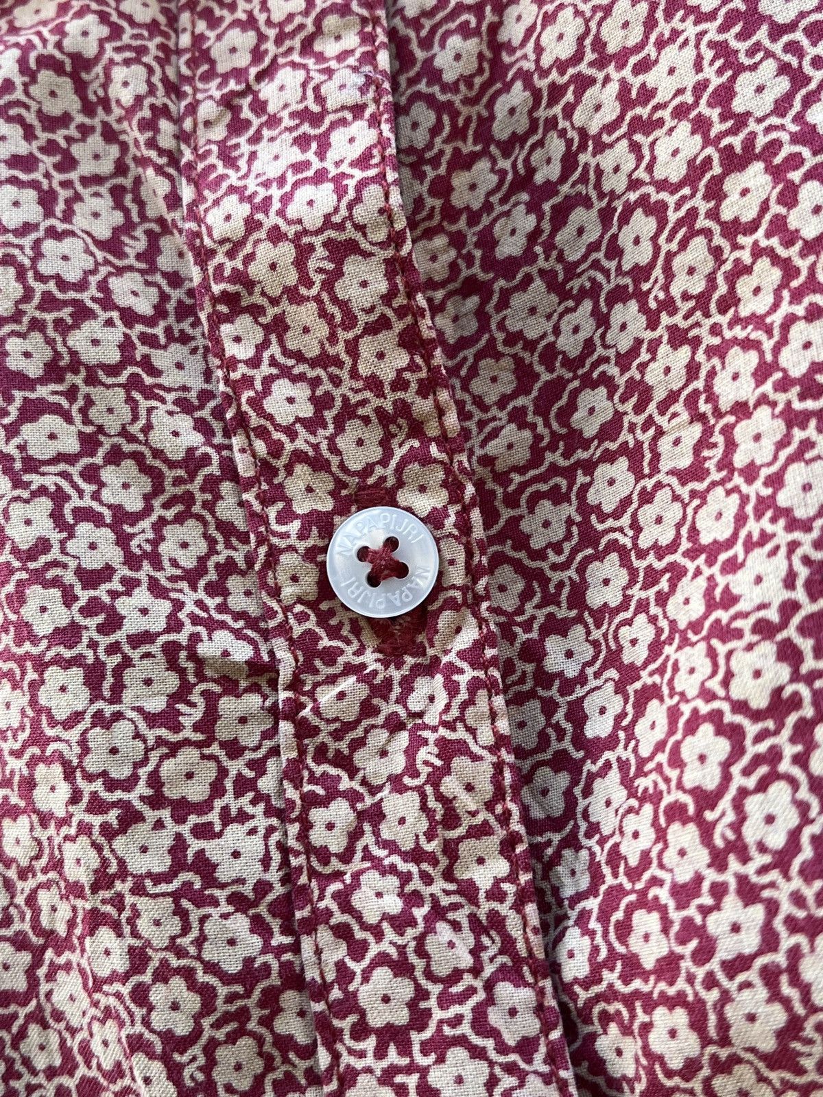 Napapijri Napajiri Floral Nature Pattern Long Sleeves Button Up Size M / US 6-8 / IT 42-44 - 5 Thumbnail