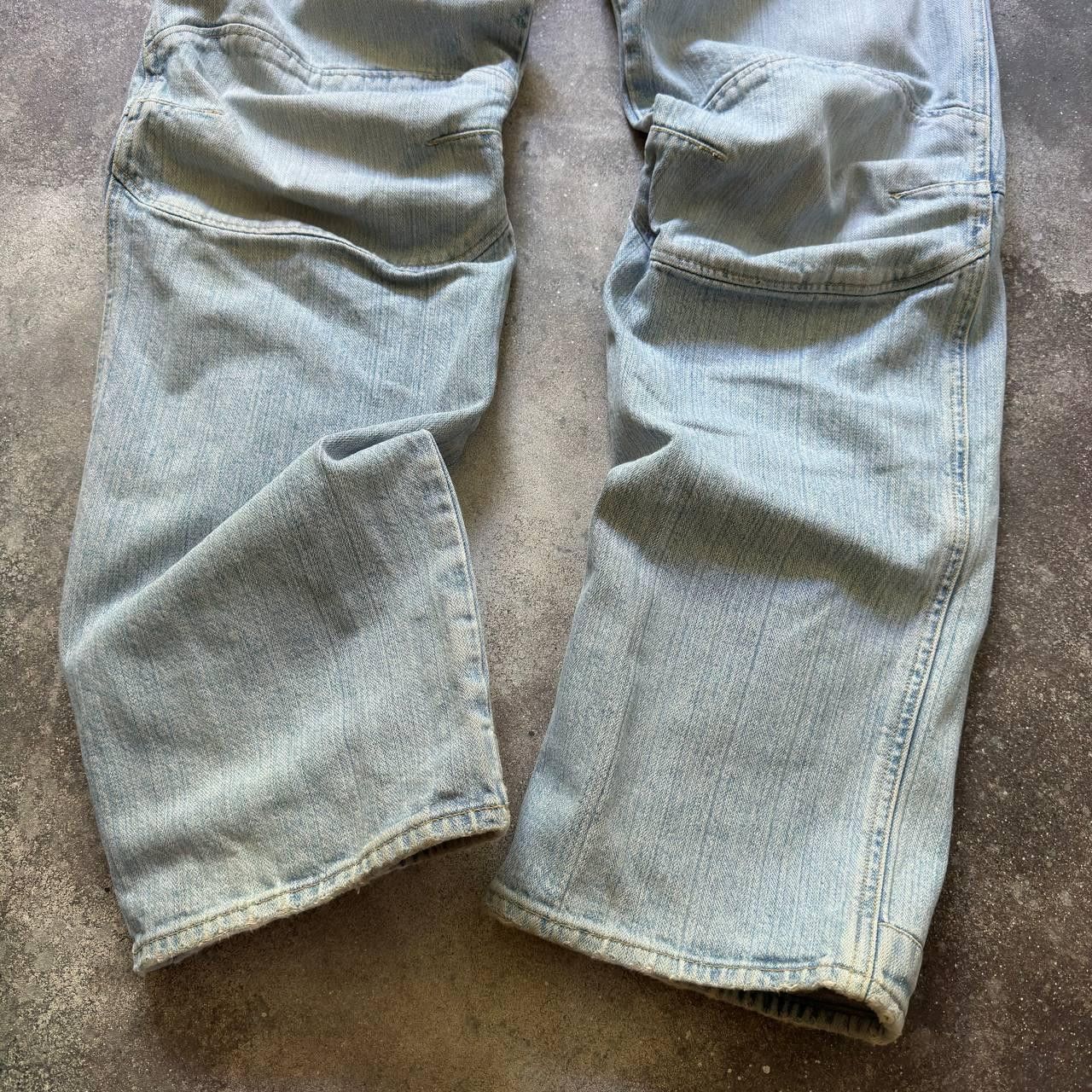 G-Star × Japanese Brand G-Star Raw Vintage Single Knee Denim Jeans Size US 30 / EU 46 - 4 Thumbnail
