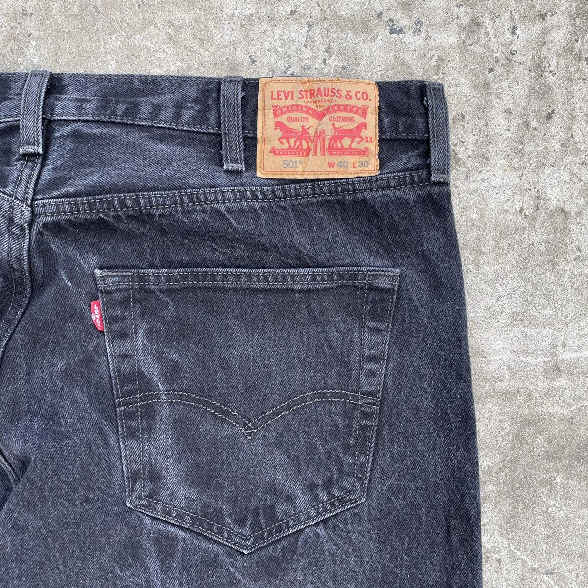 Levi's × Vintage Vintage Levi’s 501 Jeans W40xL30 Pants Trousers Y2K 90s Size US 40 / EU 56 - 11 Thumbnail