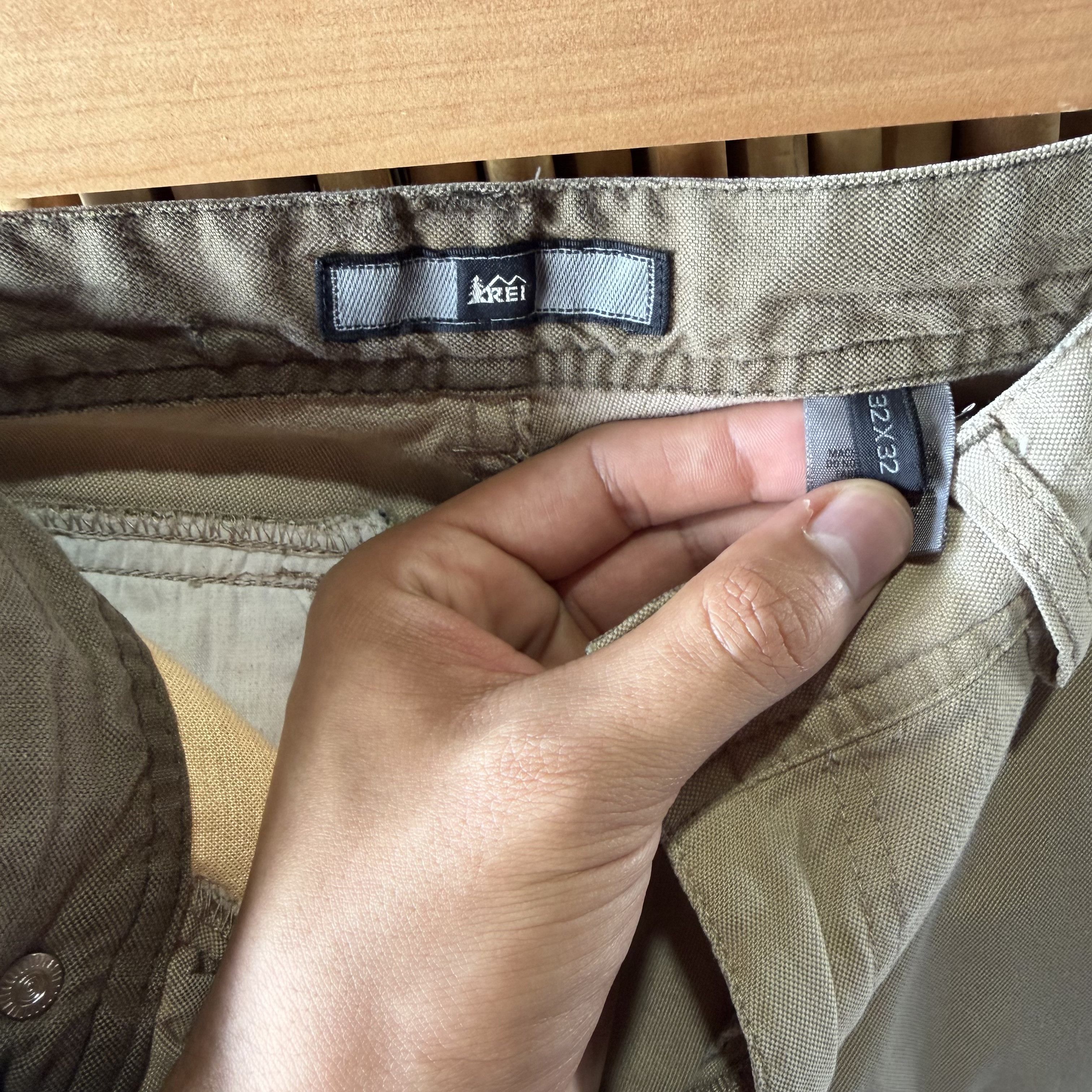 Rei REI Co Op Convertible Cargo Pants Mens Hiking Zip Off Legs Size US 32 / EU 48 - 9 Thumbnail