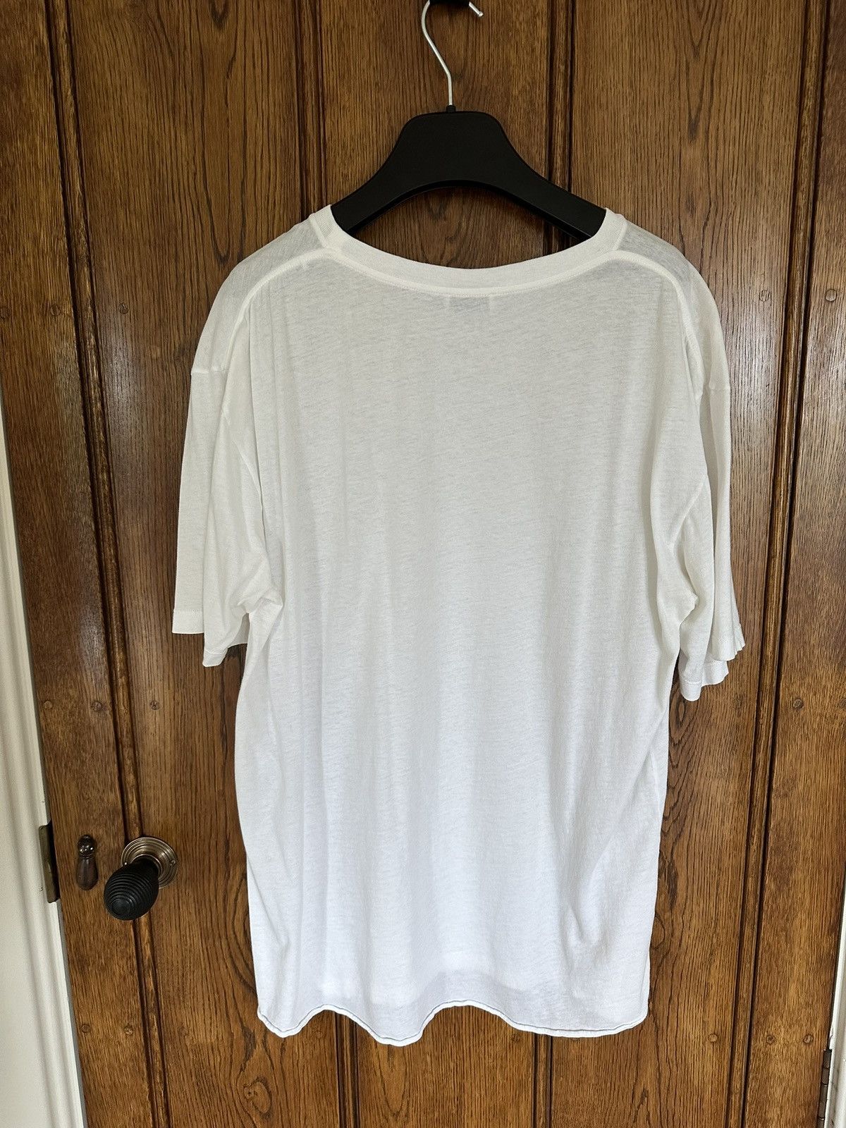 Saint Laurent Paris SS18 Saint Laurent white no smoking lips t shirt L Size US L / EU 52-54 / 3 - 12 Thumbnail