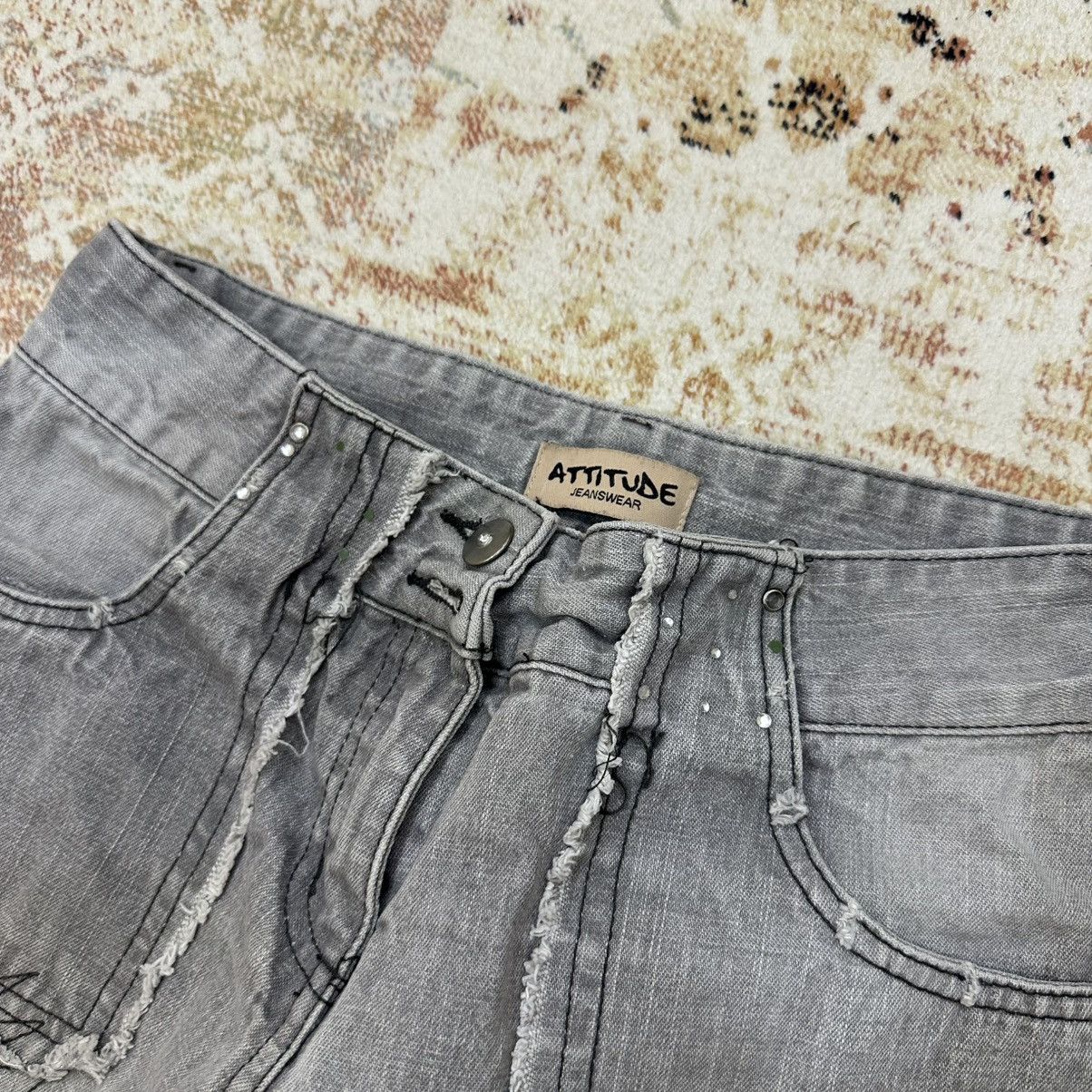 20471120 × If Six Was Nine Vintage Japanese Style Grunge Jeans Y2K Avantgarde Y2K 00s Size 30" / US 8 / IT 44 - 5 Thumbnail
