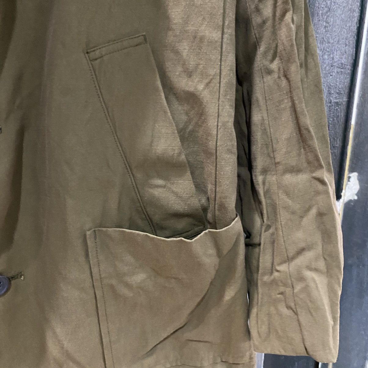Y's for Men × Yohji Yamamoto × Yves Saint Laurent Yohji Yamamoto Japanese Brand Trench Coat Jacket Size US L / EU 52-54 / 3 - 10 Thumbnail