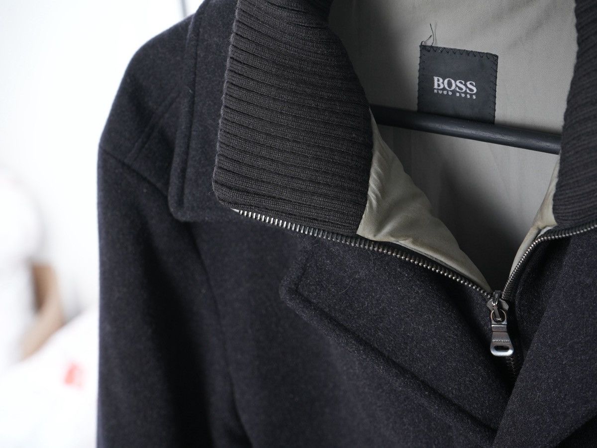 Hugo Boss Hugo Boss Vintage Trench Coat Wool Cashmere Zip/Button Size US M / EU 48-50 / 2 - 4 Thumbnail