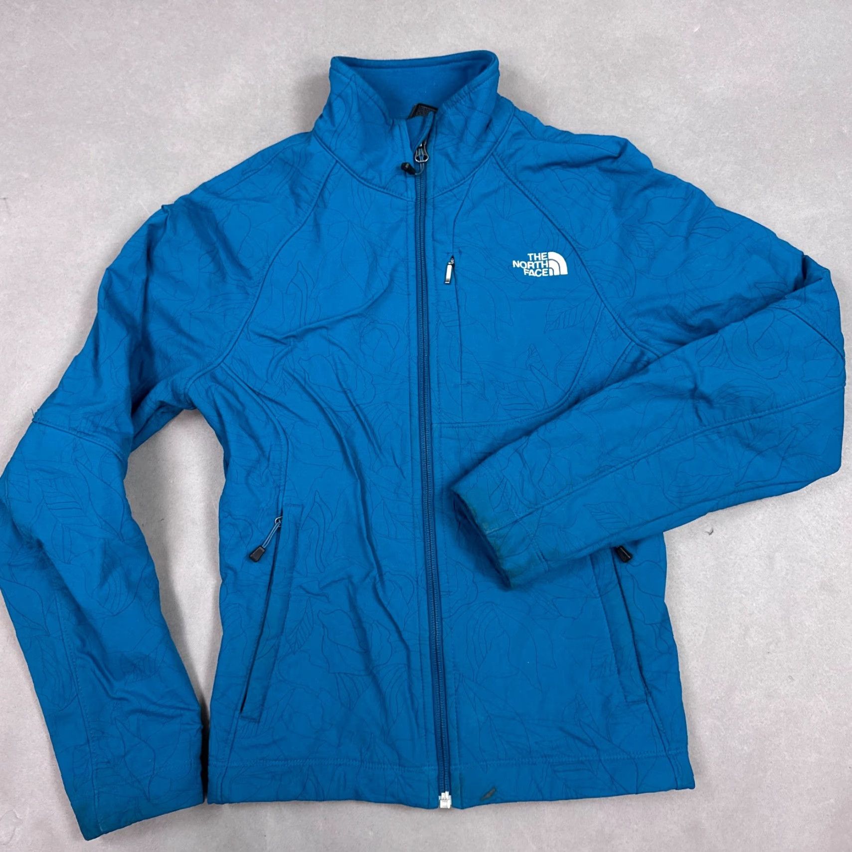 The North Face The North Face Jacket Womens Small Blue Apex Bionic Wind Soft Shell Damaged Size S / US 4 / IT 40 - 2 Thumbnail