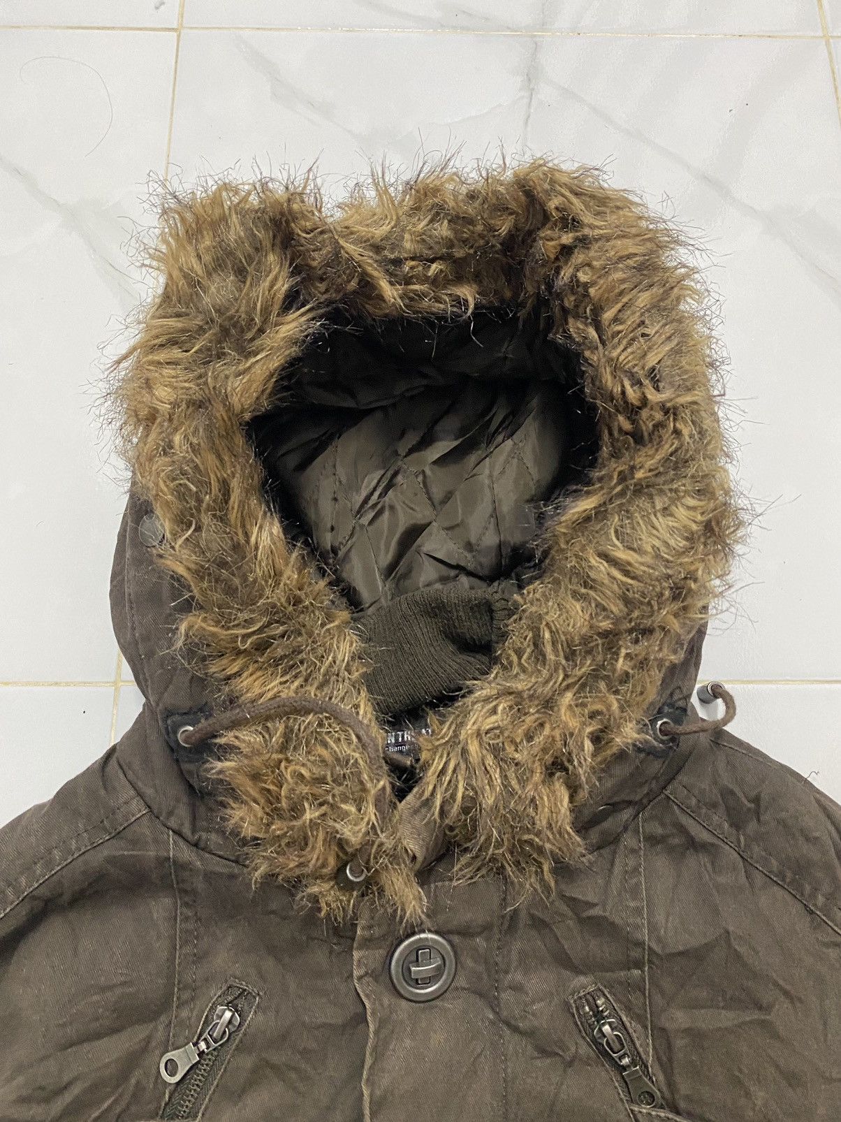 In The Attic In The Attic Faux Fur Hooded Jacket Size US M / EU 48-50 / 2 - 8 Thumbnail