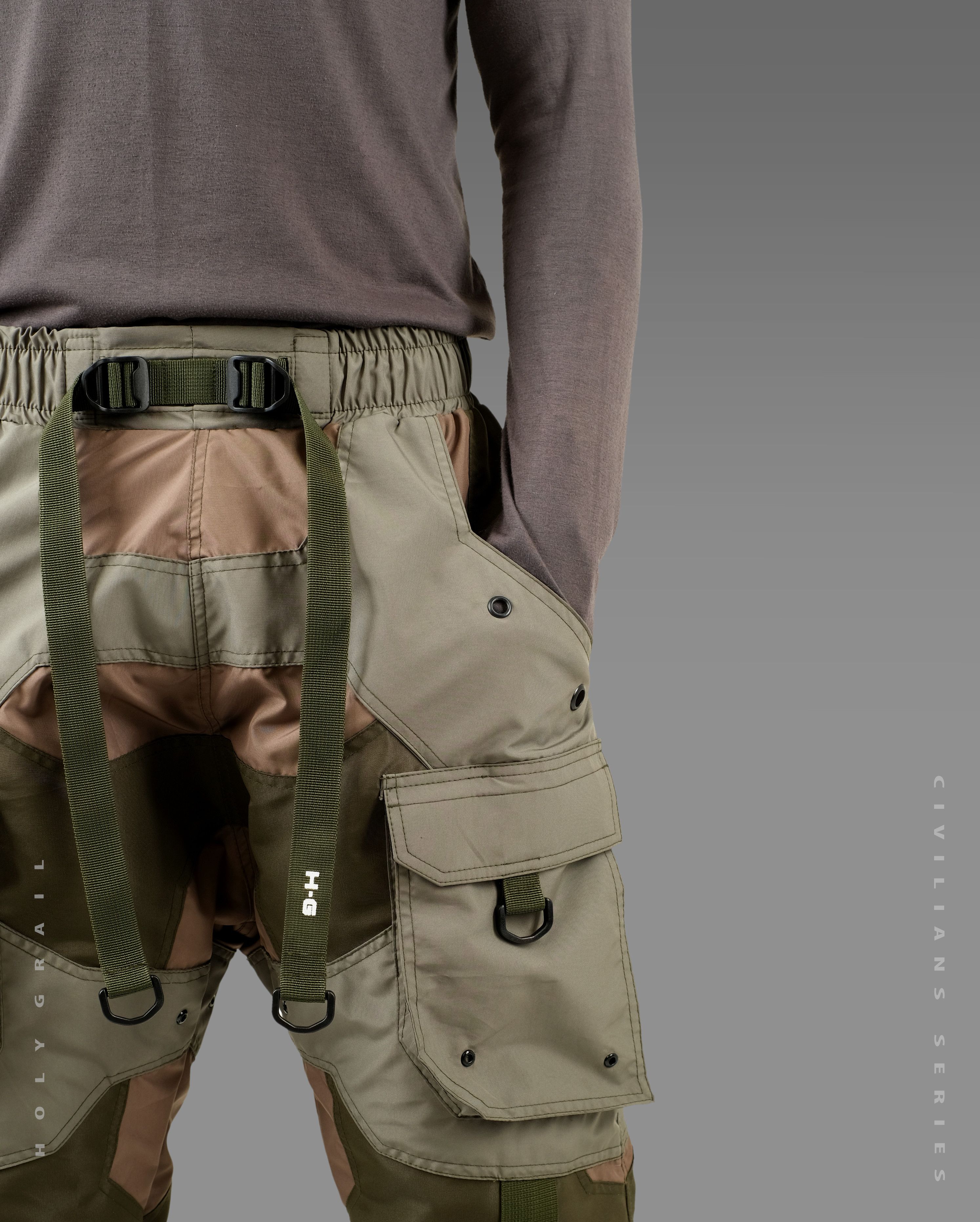 Hi Tec H-G " C I V I L I A N S " TECHWEAR CYBERPUNK HOLYGRAIL Size US 34 / EU 50 - 5 Thumbnail