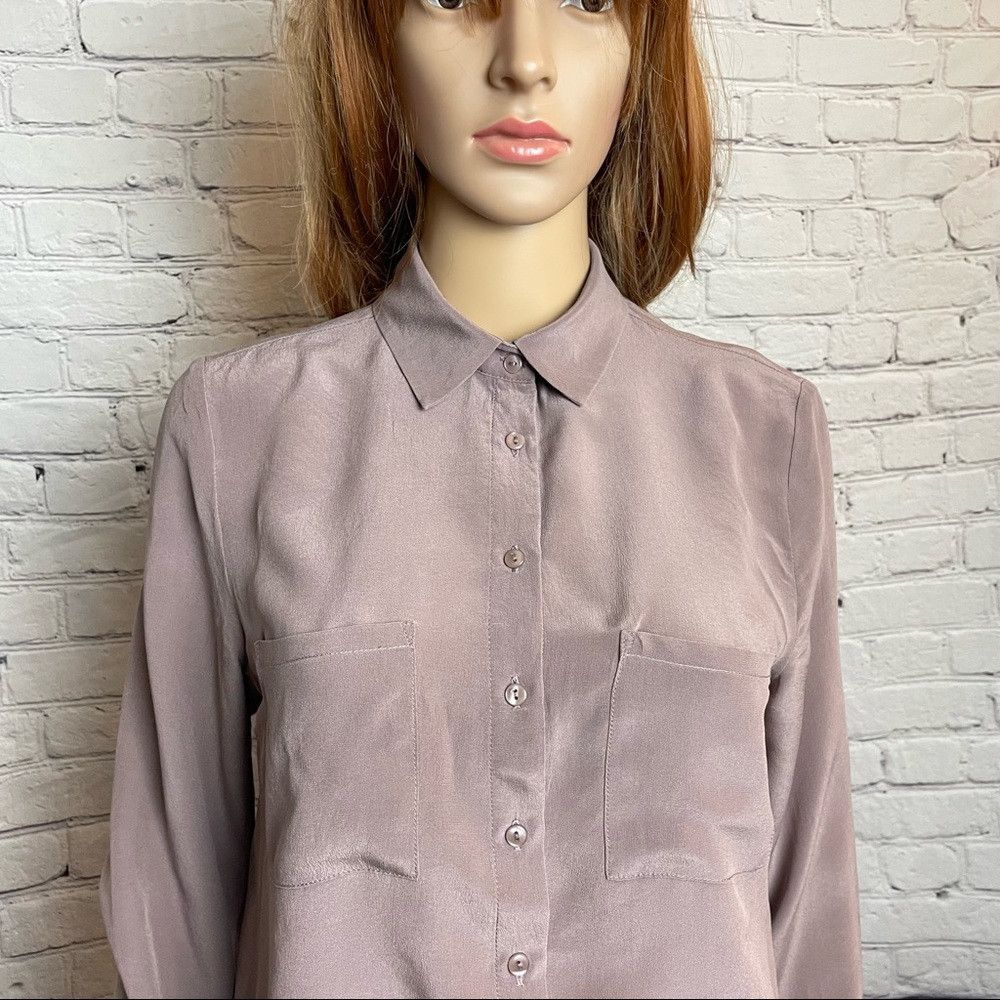Tilley Juicy Couture Tinley Road Silk Olivia Dusty Rose Blouse Siz Size S / US 4 / IT 40 - 3 Thumbnail