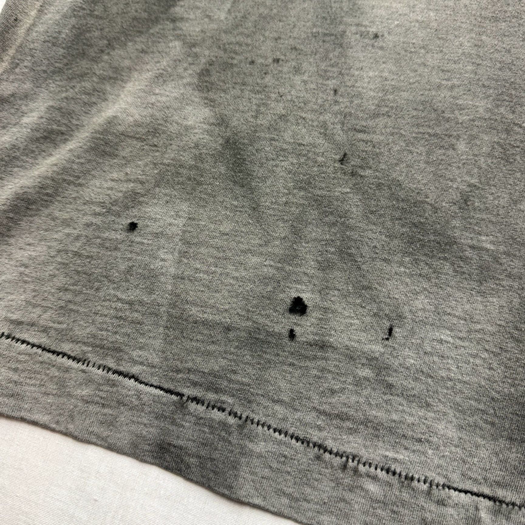 Fruit Of The Loom VINTAGE Black T Shirt Adult XL Sun Faded Ghost Pocket Grunge Hipster Punk Fruit of the Loom Size US XL / EU 56 / 4 - 4 Thumbnail