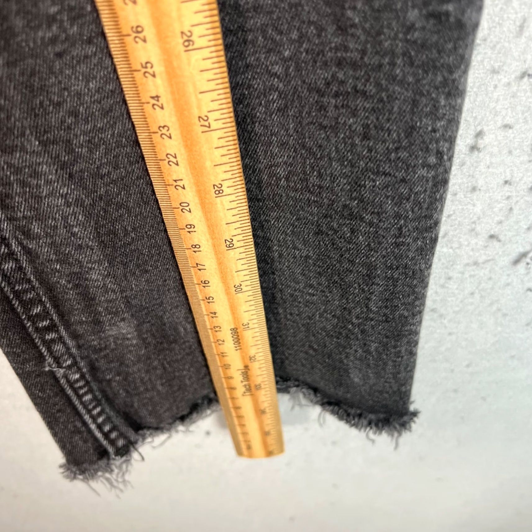 Zara Zara Jeans Womens Cropped 5-Pocket Denim Gray Size 4 Size 27" / US 4 / IT 40 - 6 Thumbnail