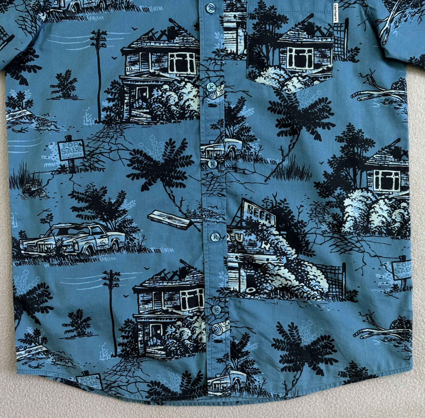 Carhartt Wip Carhartt WIP Hawaiian Shirt small Size US S / EU 44-46 / 1 - 6 Thumbnail
