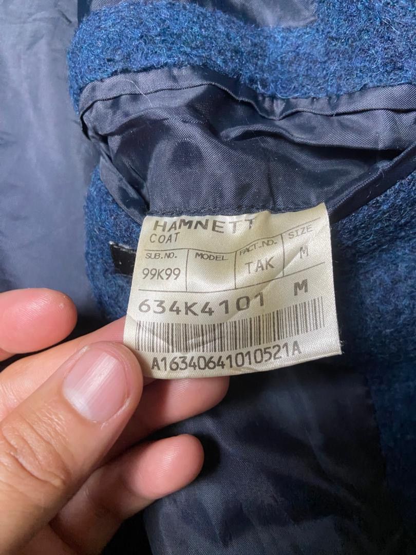 Katharine Hamnett London Hamnett Wool Blend Single Breasted Long Coat (174) Size US M / EU 48-50 / 2 - 4 Thumbnail