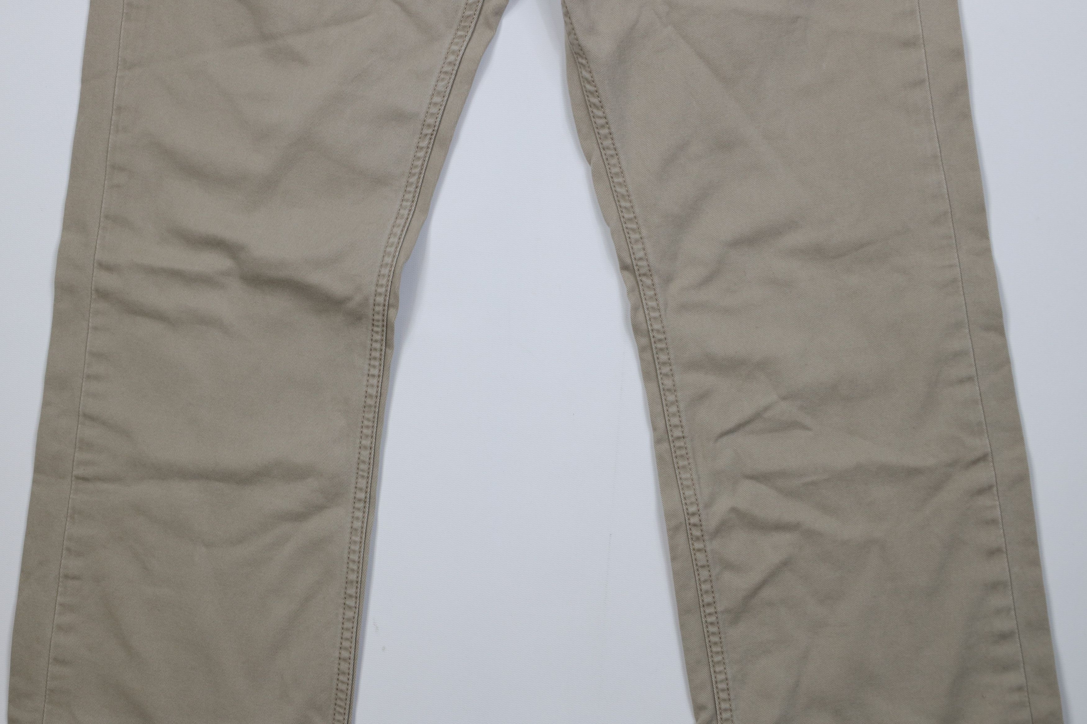 Levi's Vintage Y2K Levis 559 Relaxed Fit Straight Leg Pants Beige Size US 32 / EU 48 - 3 Thumbnail