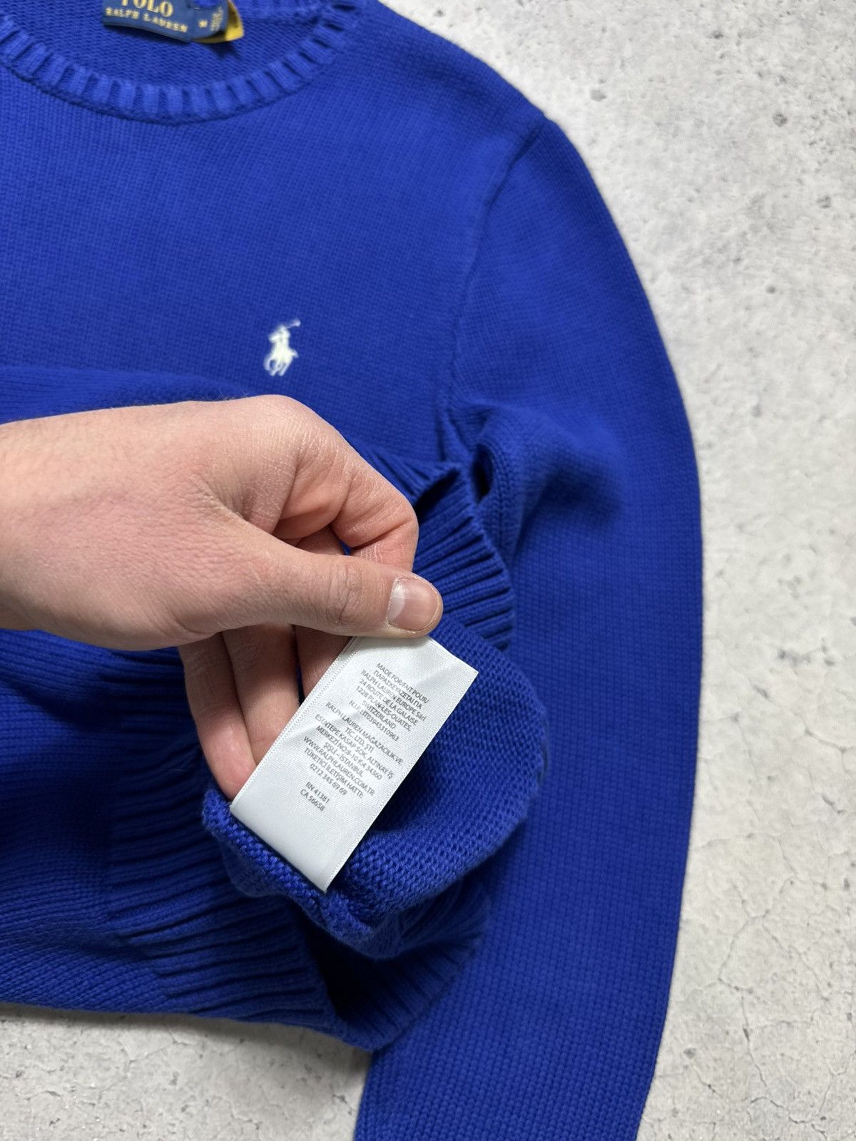 Polo Ralph Lauren Polo Ralph Lauren Knit Sweater Blue Vintage PRL Size US M / EU 48-50 / 2 - 7 Thumbnail