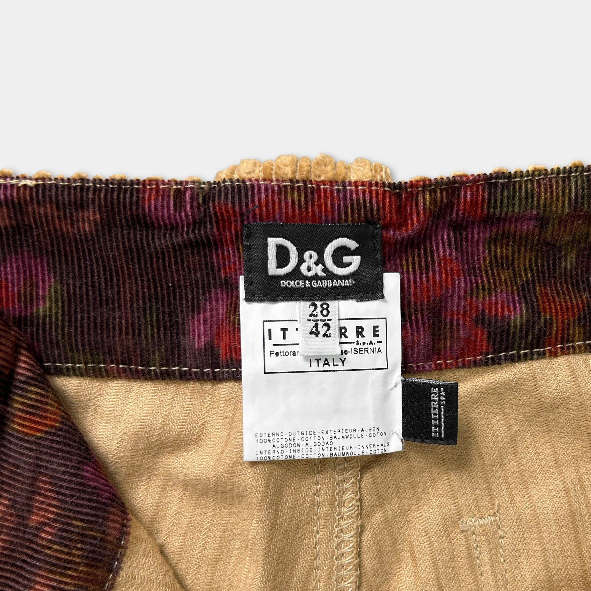 Dolce & Gabbana Dolce & Gabbana Corduroy Pants Size US 26 / EU 42 - 4 Thumbnail