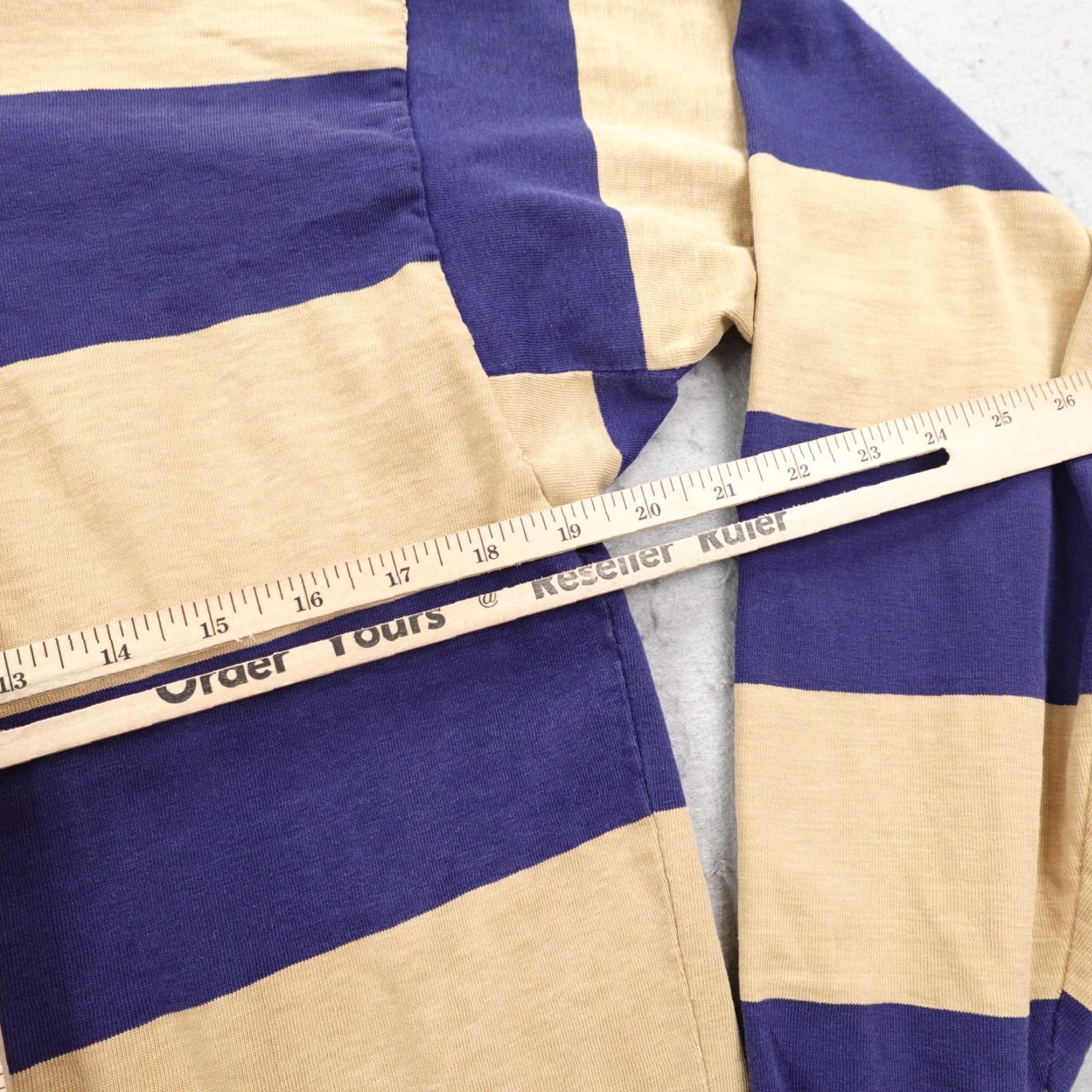Vintage VINTAGE Threads & Wings Rugby Shirt Striped Blue San Francisco Soccer Jersey Polo Long Sleeve M Mens Size US M / EU 48-50 / 2 - 5 Thumbnail