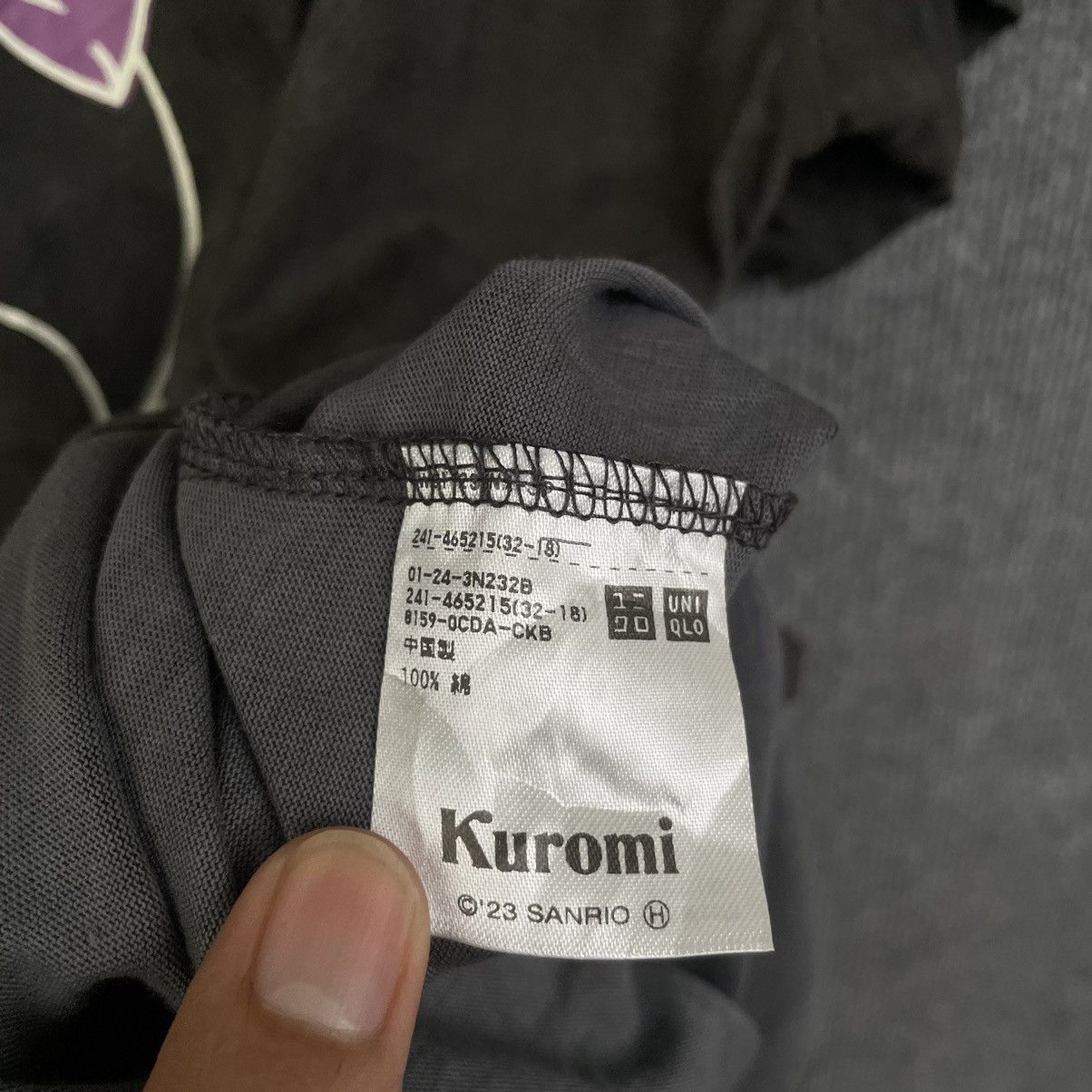 Anime × Japanese Brand Uniqlo x Sanrio Character Kuromi Tie Dye Collaboration Tee Size US XL / EU 56 / 4 - 5 Thumbnail