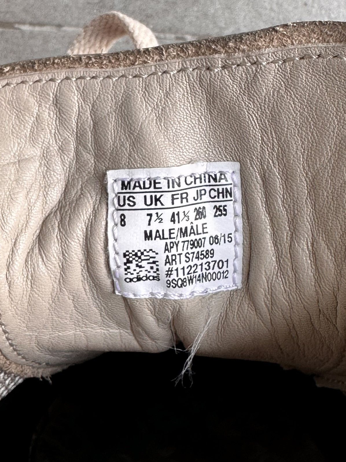 Adidas × Raf Simons SS15 STAN SMITH DUST TAN Size US 8 / EU 41 - 10 Thumbnail