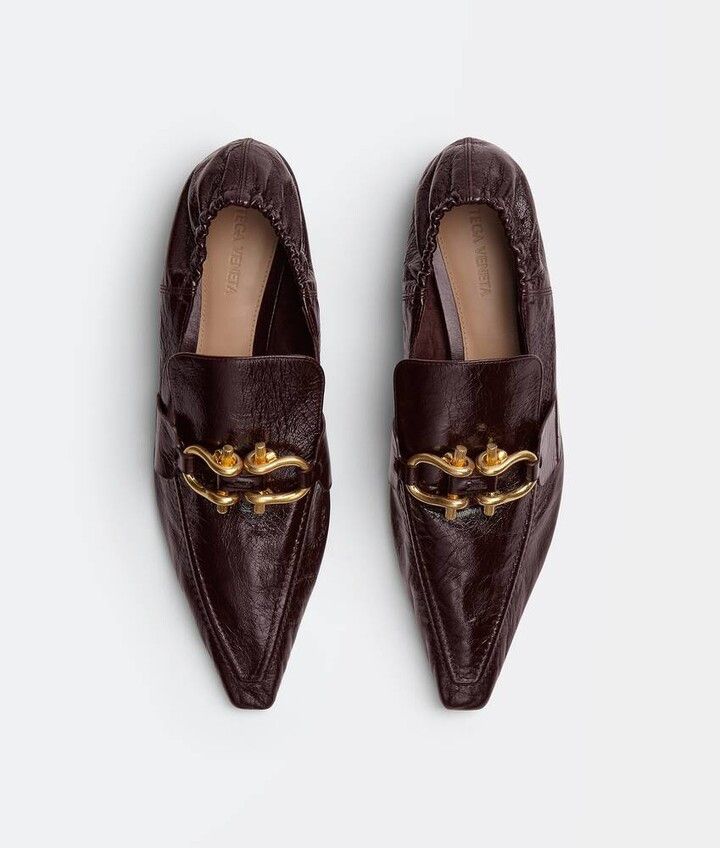 Bottega Veneta o1n1vont0225 Madame Platforms in Burgundy Size US 8 / IT 38 - 4 Thumbnail