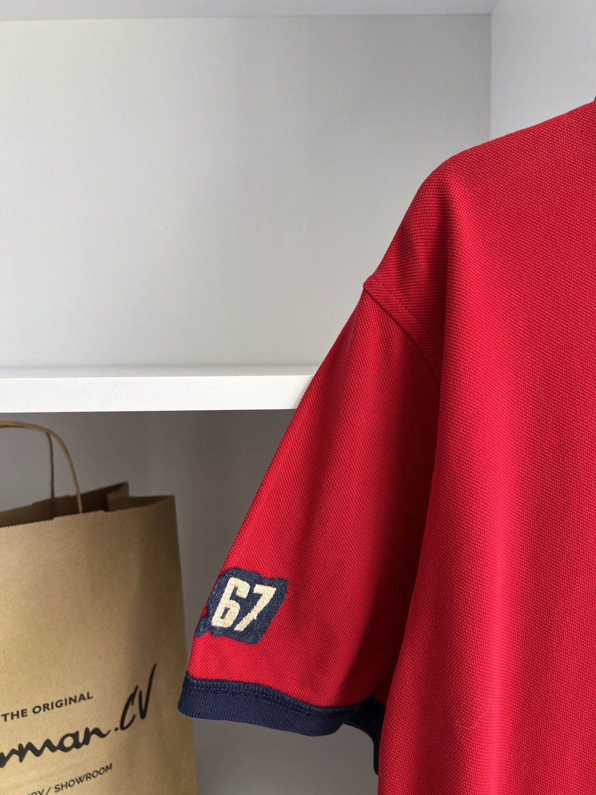 Polo Ralph Lauren × Vintage Vintage Polo Ralph Lauren Chief Keef style polo T-Shirt Size US XL / EU 56 / 4 - 7 Thumbnail