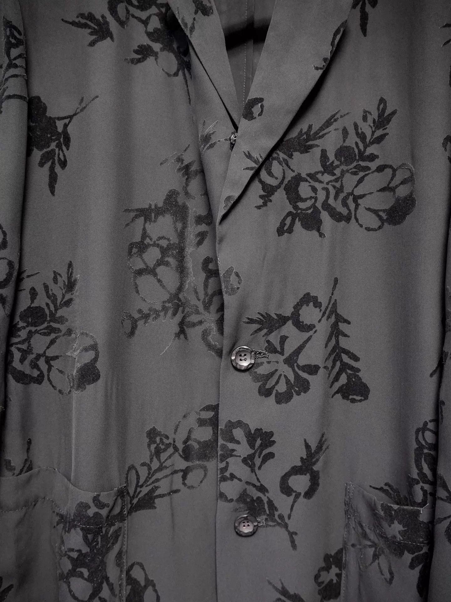 Yohji Yamamoto Yohji Yamamoto 1997SS Velvet Floral Blazer M Size US M / EU 48-50 / 2 - 4 Thumbnail