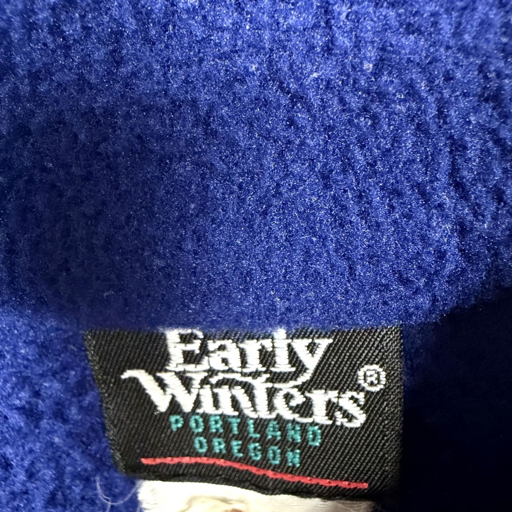 Vintage VINTAGE Early Winters Sweatshirt L 90s Fleece Blue Pullover Outdoor Athleisure Mens Size US XL / EU 56 / 4 - 5 Thumbnail
