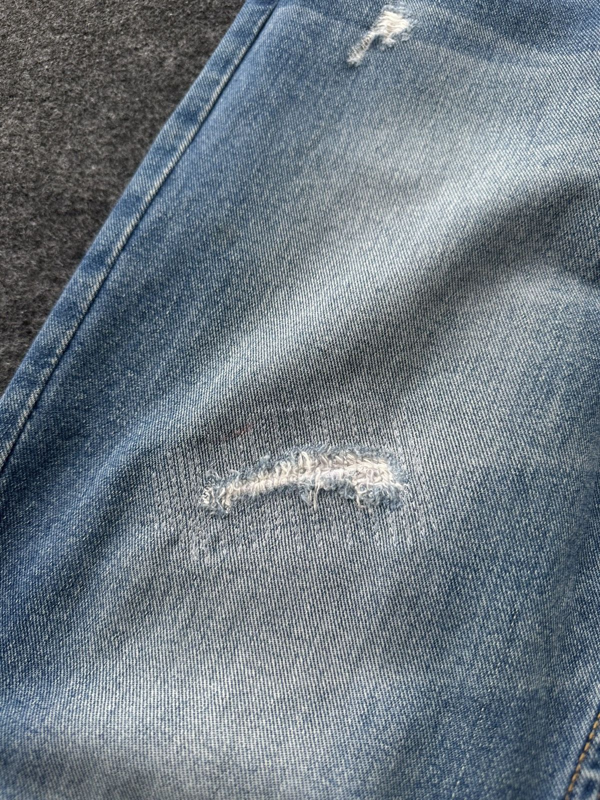Japanese Brand Alcott Rugged Denim Distressed Washed Denim D105 Size US 34 / EU 50 - 8 Thumbnail