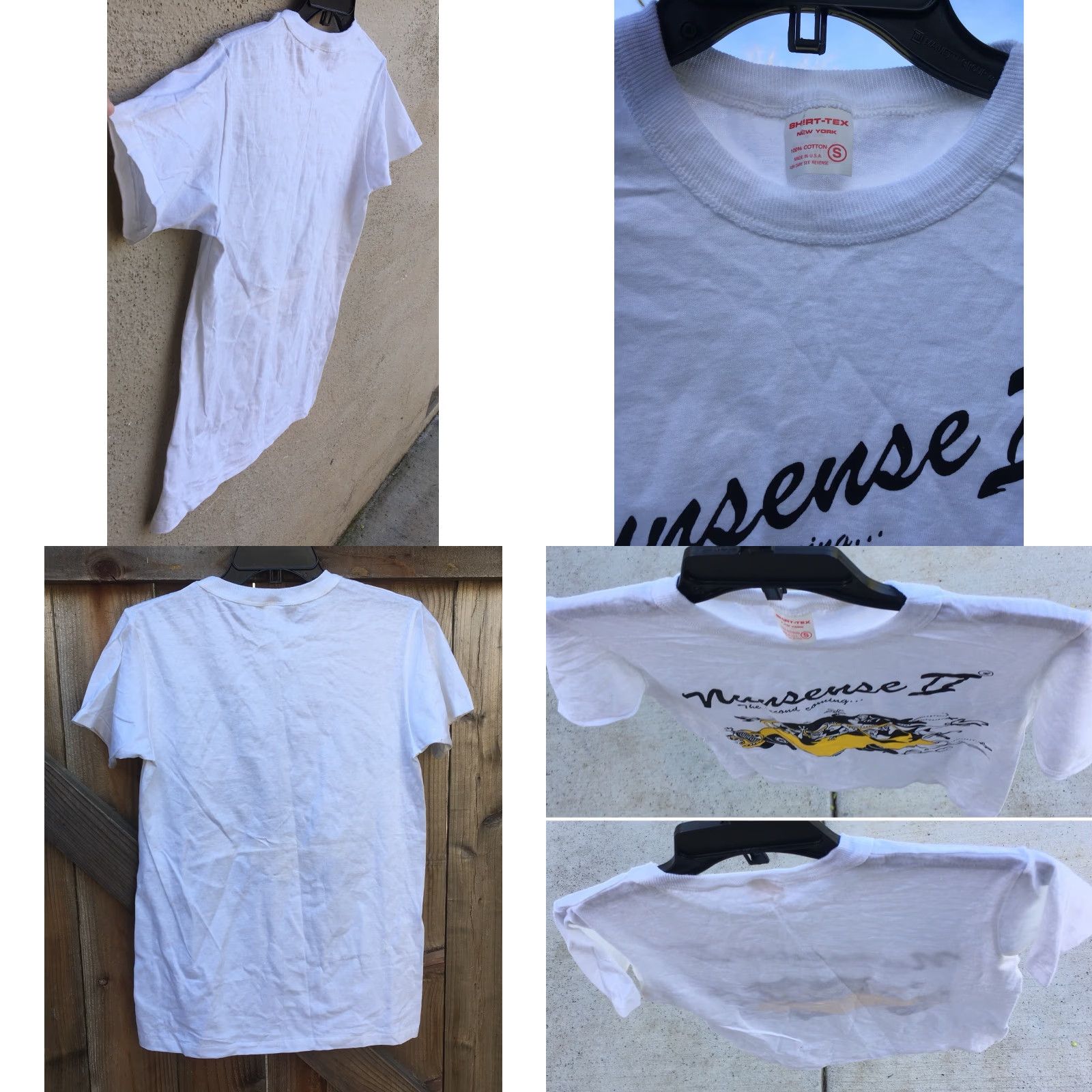 Vintage VINTAGE SHIRT-TEX T-Shirt S White Unisex Made In USA Nunsense II The Second Coming Graphic Tee 100% Cotton Short Sleeve Mens Womens Girls Boys Size US S / EU 44-46 / 1 - 8 Thumbnail