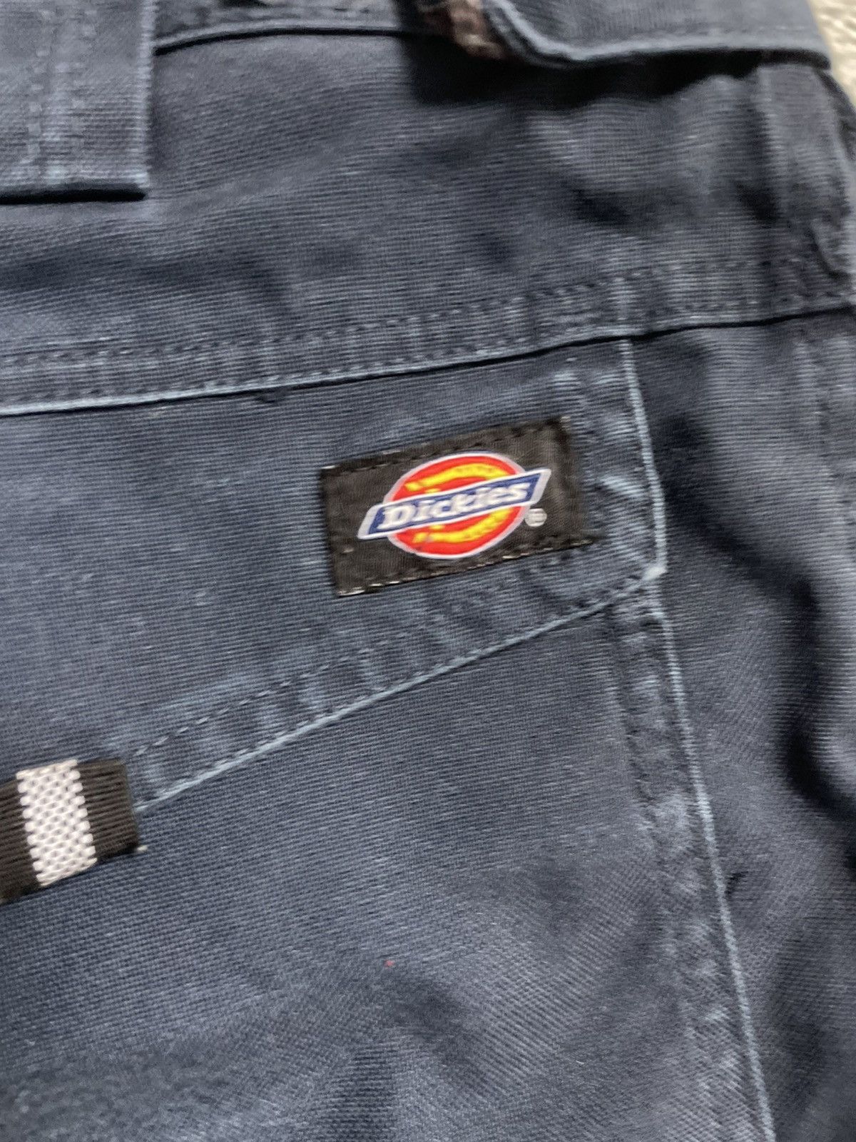 Vintage Dickies cargo pants vintage workwear grey black Size US 34 / EU 50 - 9 Thumbnail