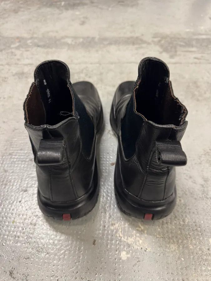 Prada FW1999 Prada Black Leather Vibram Boots Size US 9.5 / EU 42-43 - 5 Thumbnail
