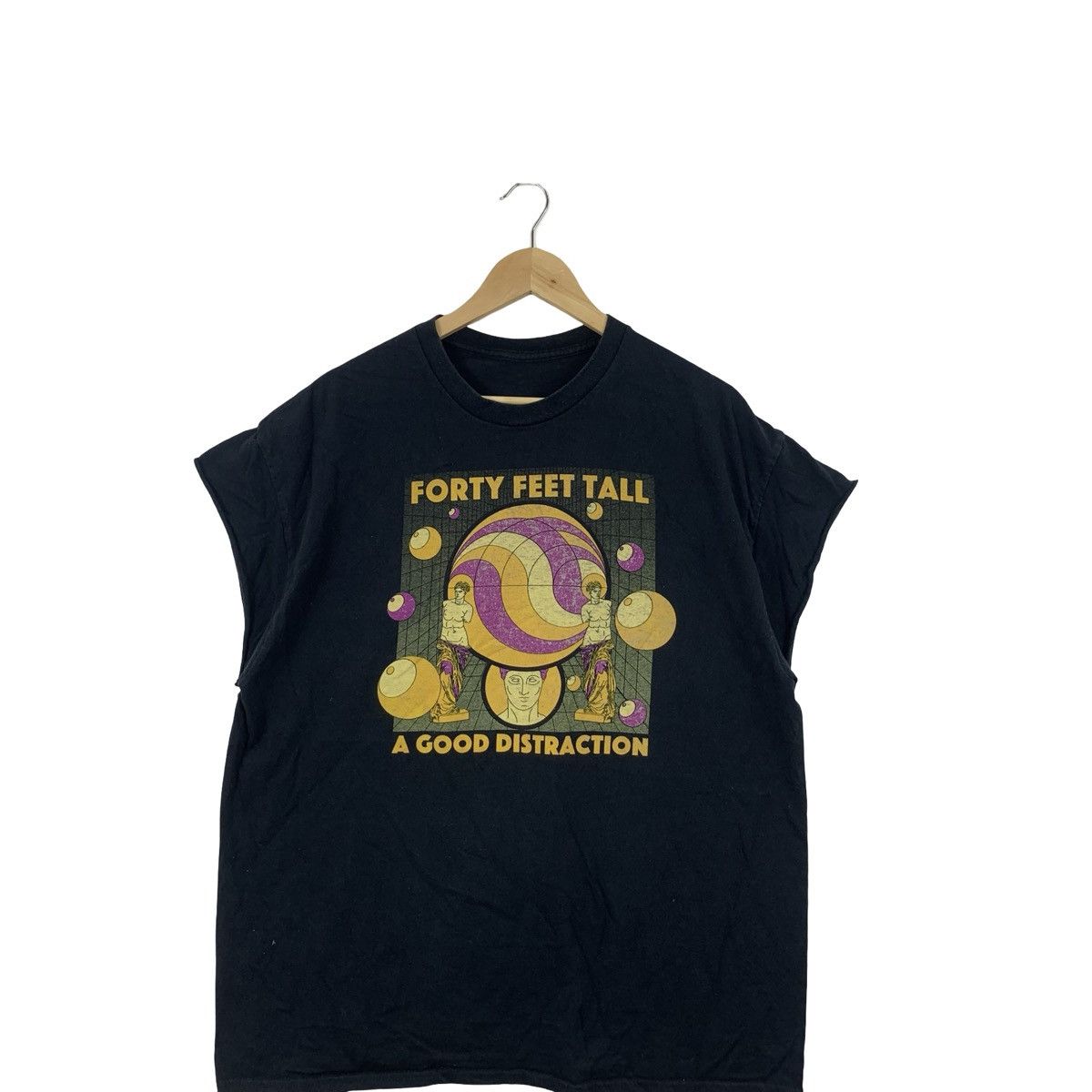 Band Tees FORTY FEET TALL Album A Good Distraction Indie Rock Band Size US L / EU 52-54 / 3 - 4 Thumbnail